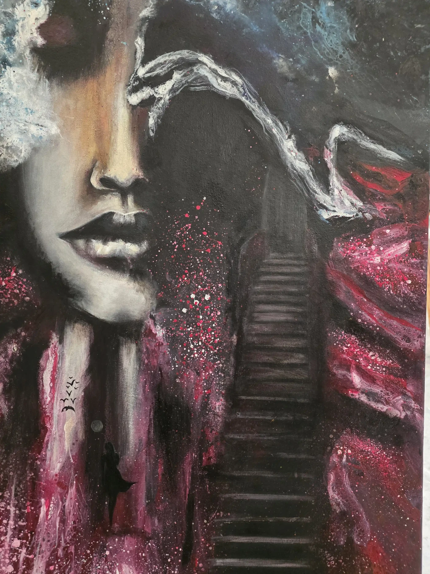 Mind Storms – Abstract Expression of Inner Conflict