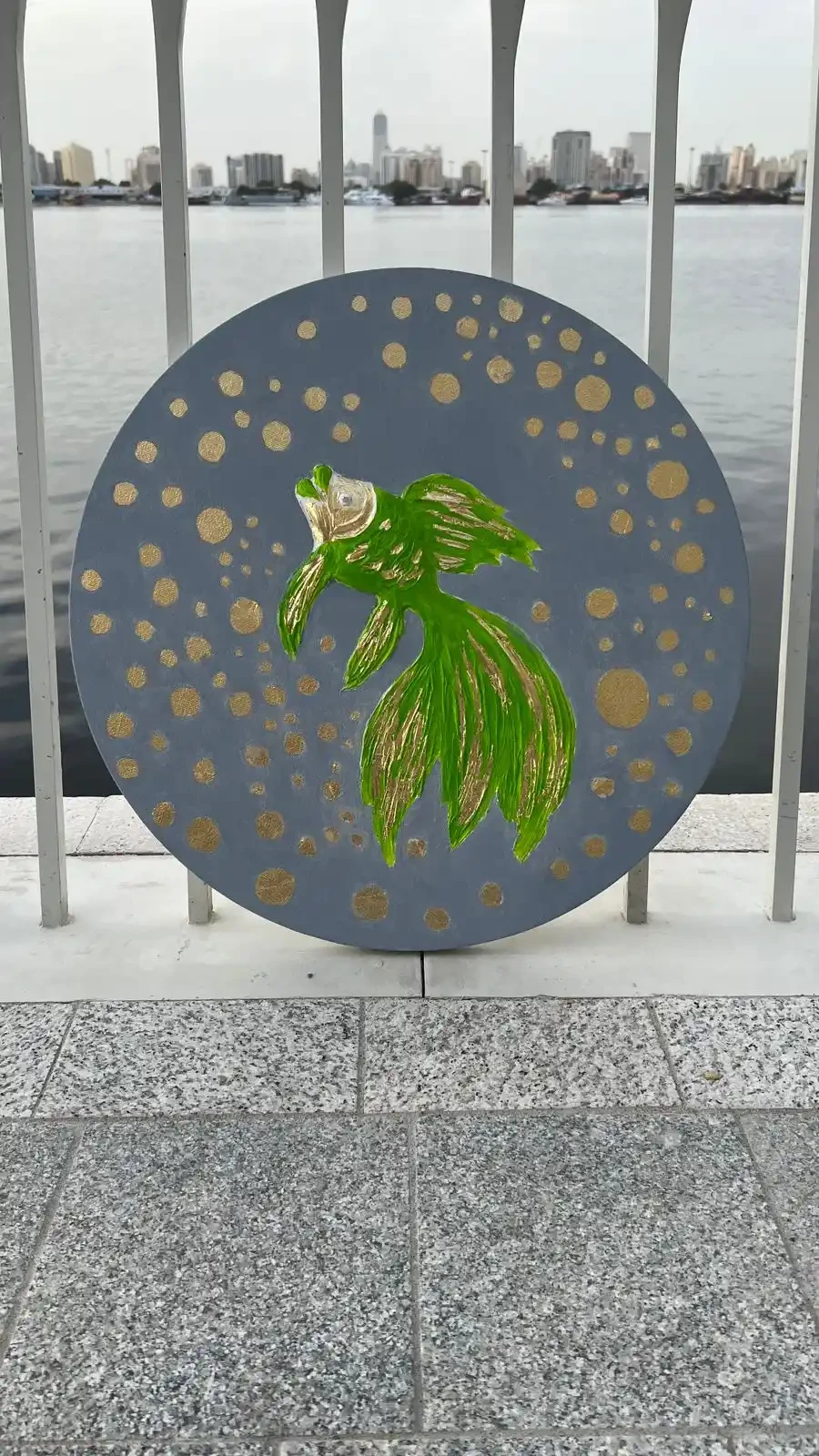 Glamour fish (green fish) - Artwork