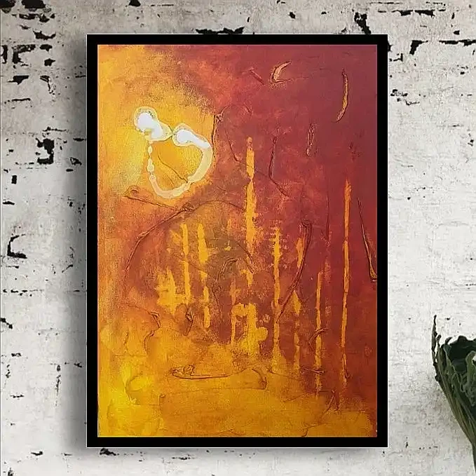 The Unspoken Warmth - Abstract Art