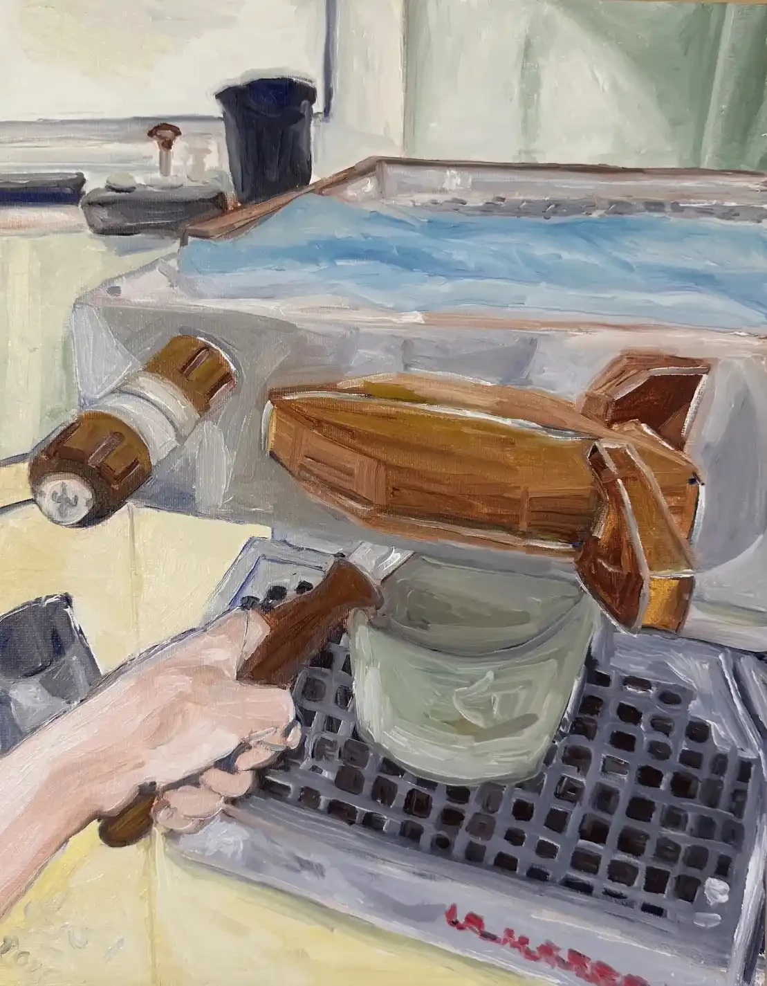 The Sound of the Machine – Coffee-Inspired Artwork