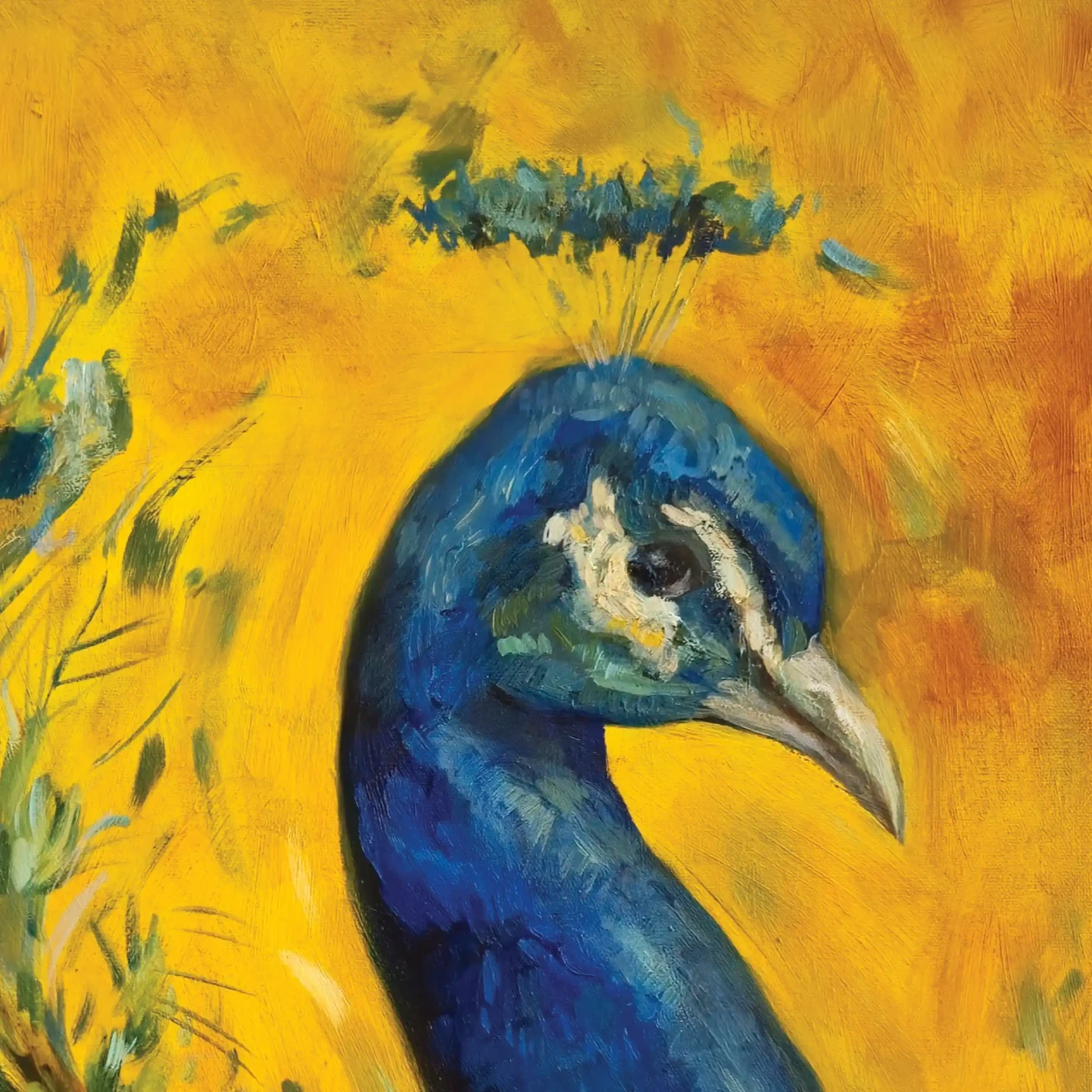 Cobalt Peacock - Artwork