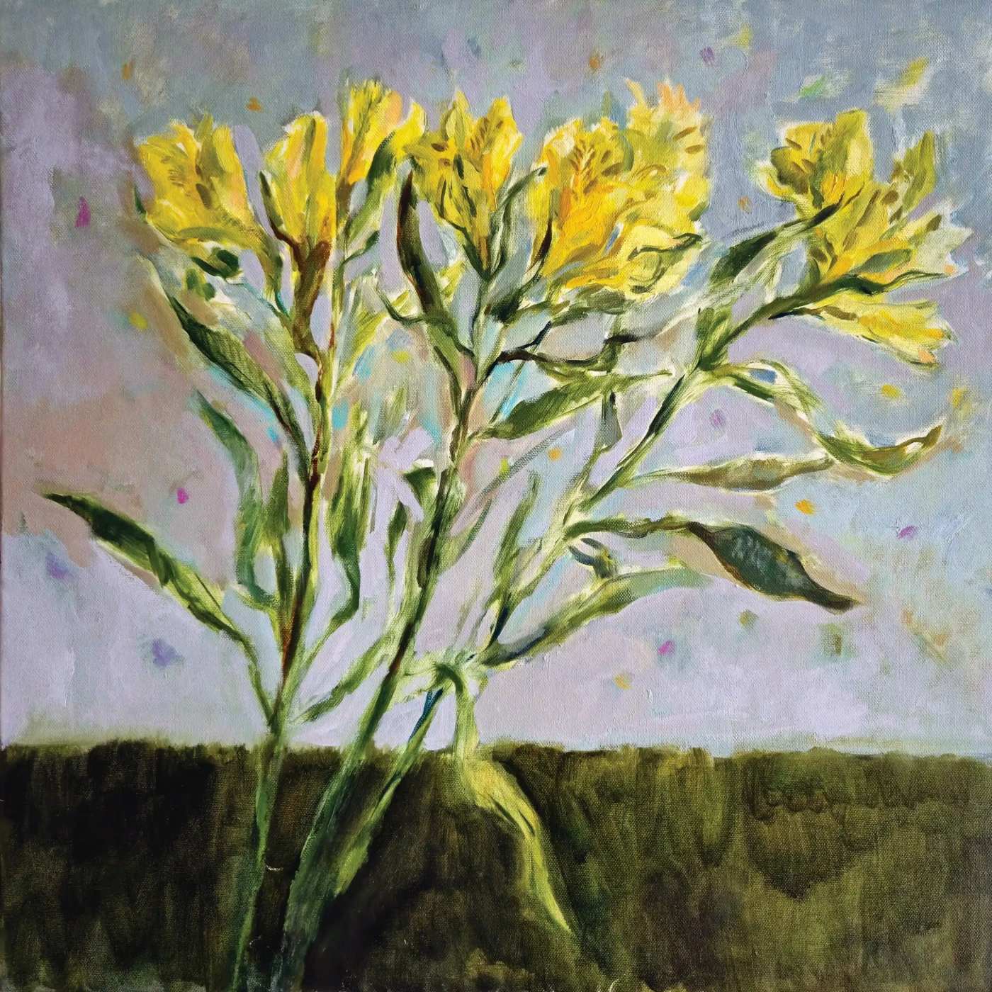 Yellow Alstroemeria - Artwork