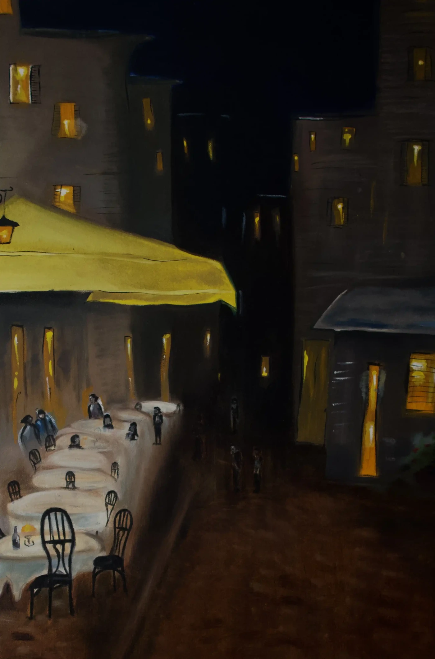 Adaptation of Cafe Terrace at Night - Artwork