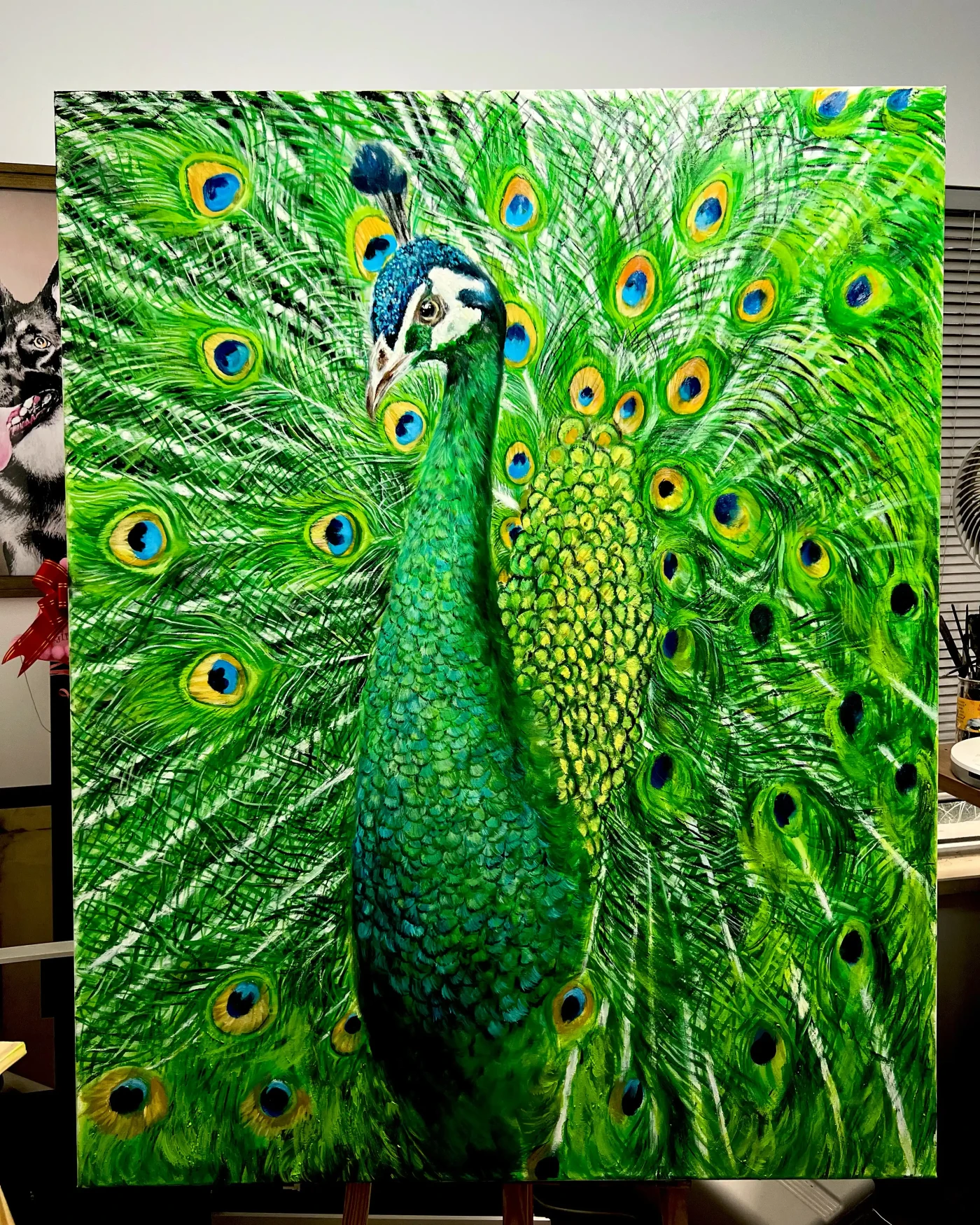 Green Peacock