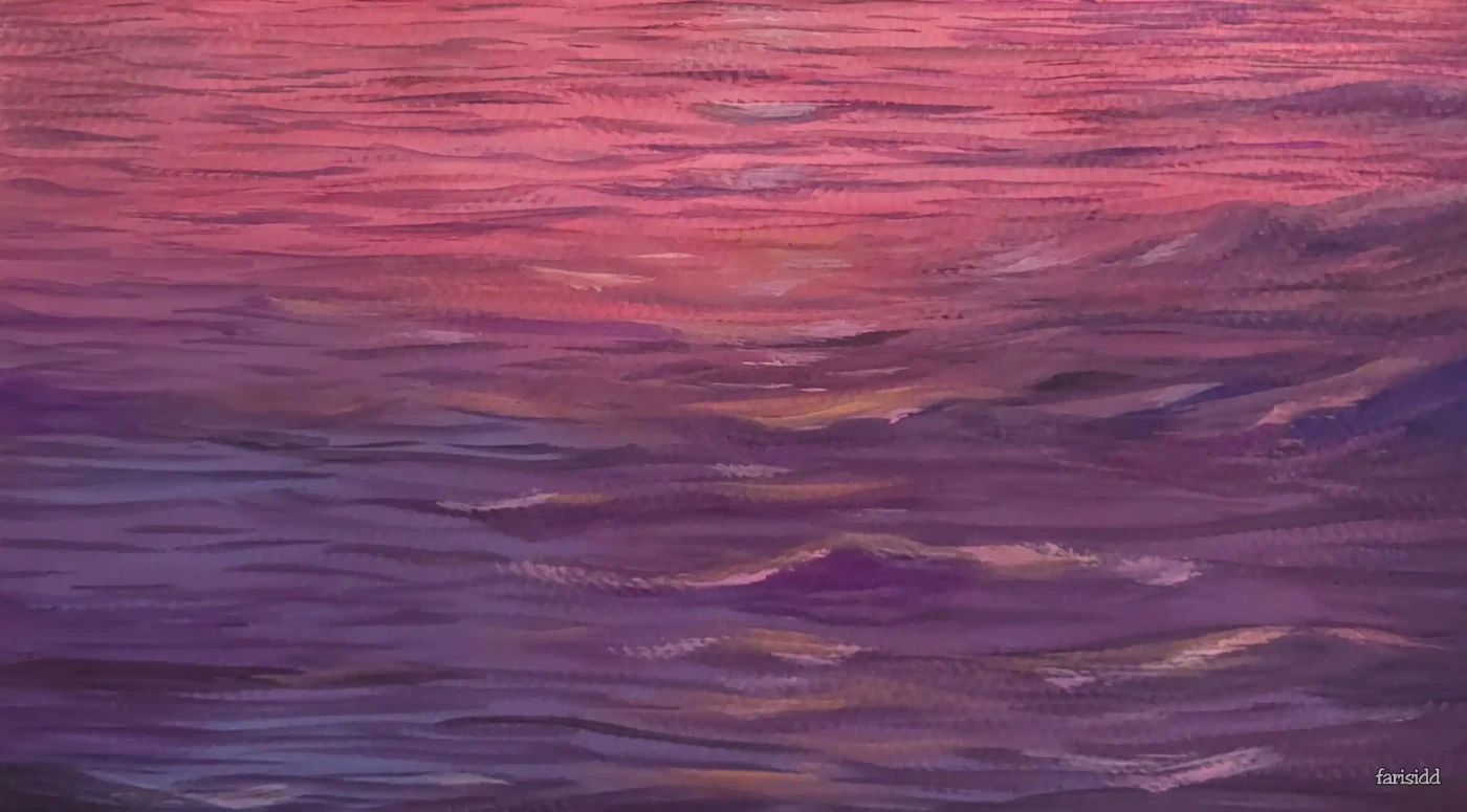 Cloudy Twilight – Original Artwork for Sale