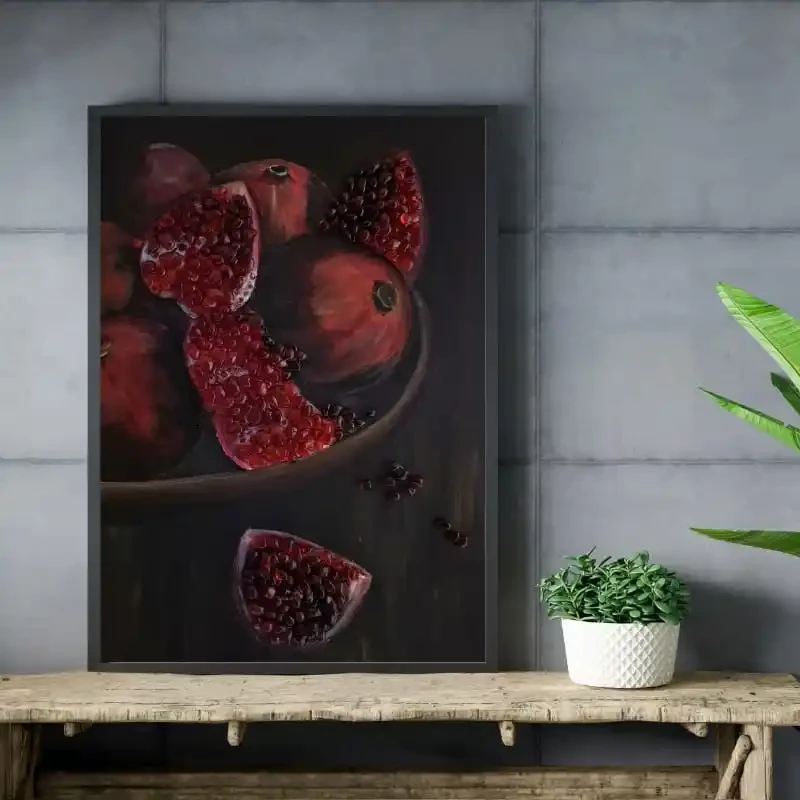 Essence of Red - Mixed-media on Canvas