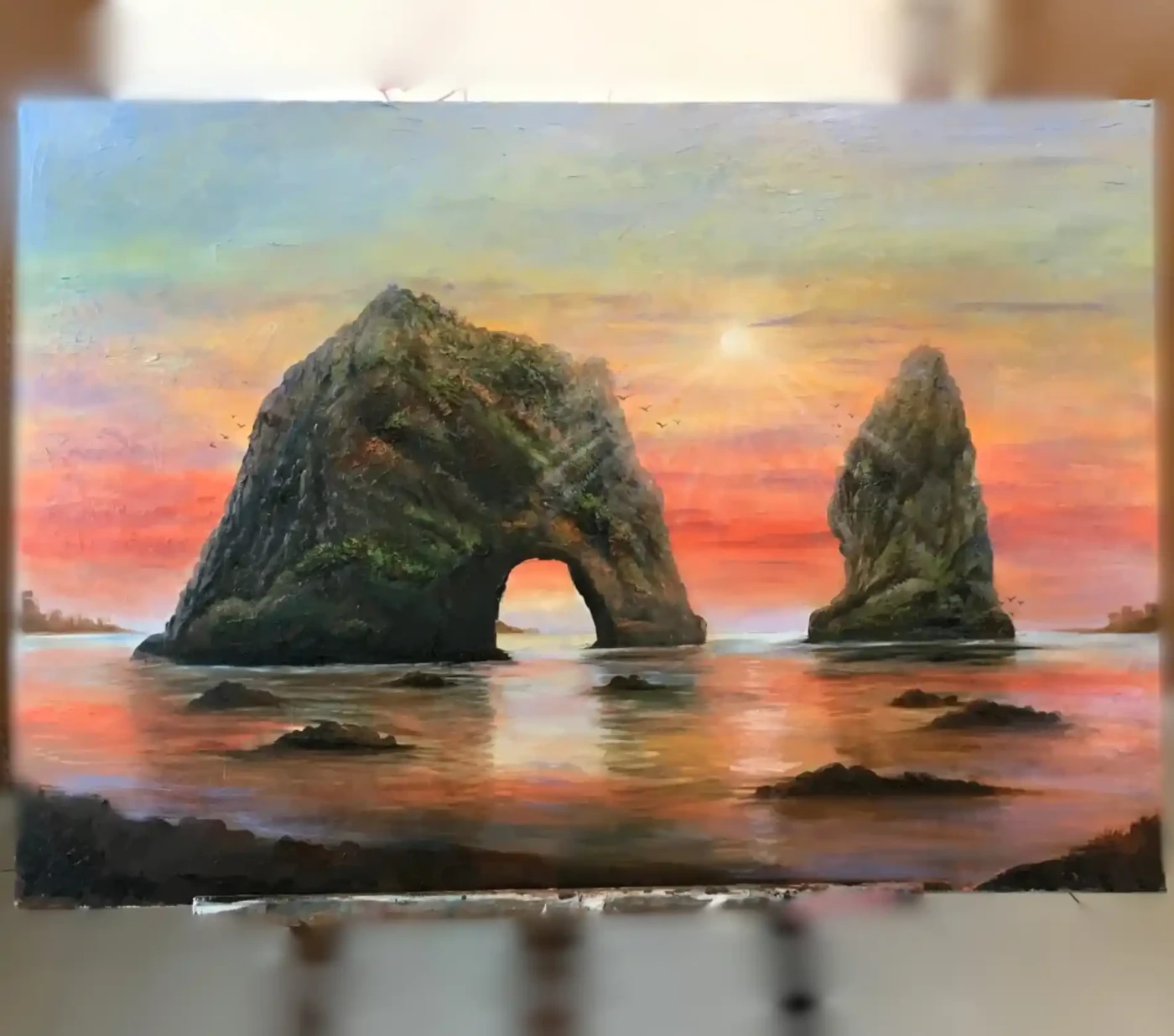 Al Rawsha - Oil Painting
