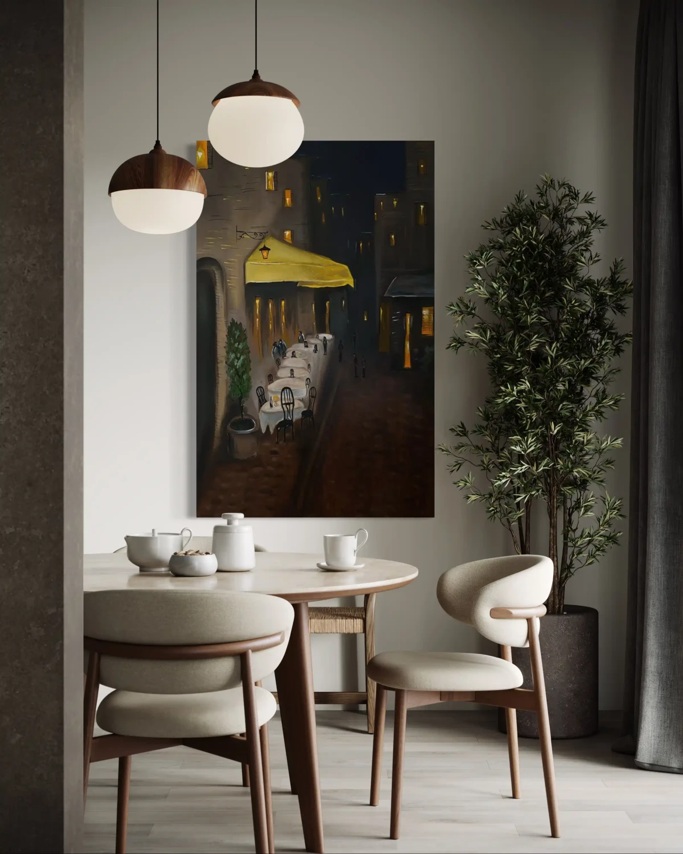 Adaptation of Cafe Terrace at Night - Artwork