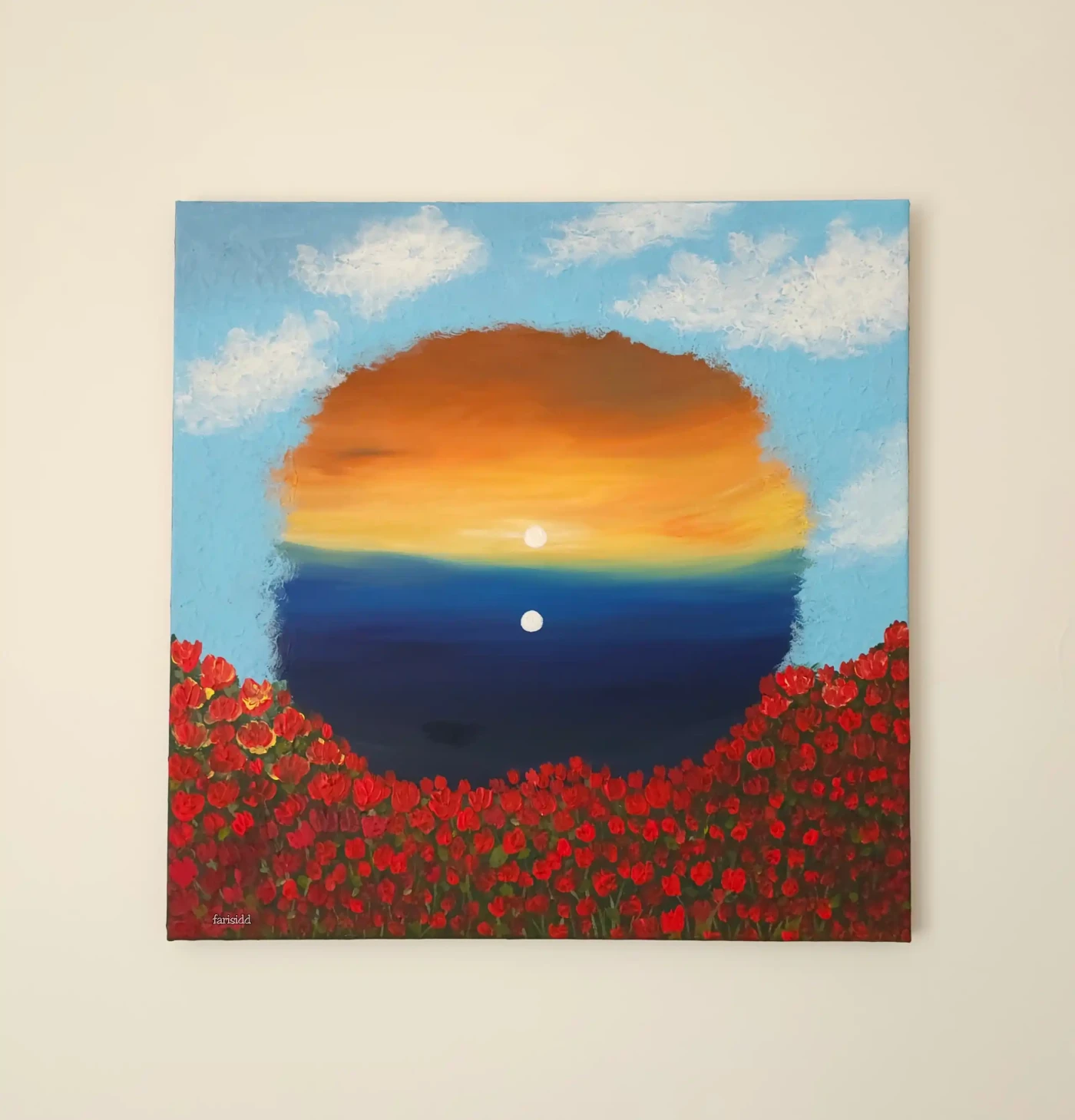 Unseen Struggles – Acrylic on Canvas