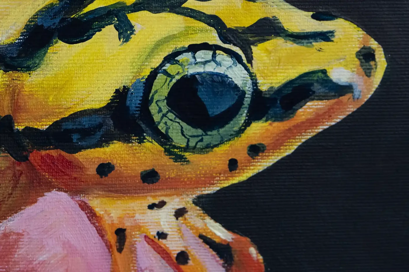 Yellow Tree Frog - Artwork