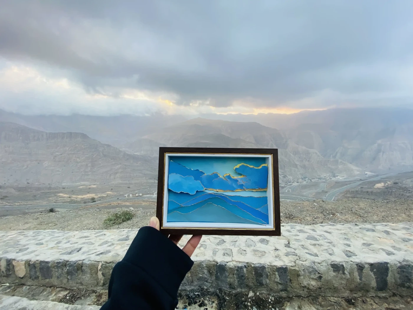 Sunrise at Jebel Jais 2 - Artwork