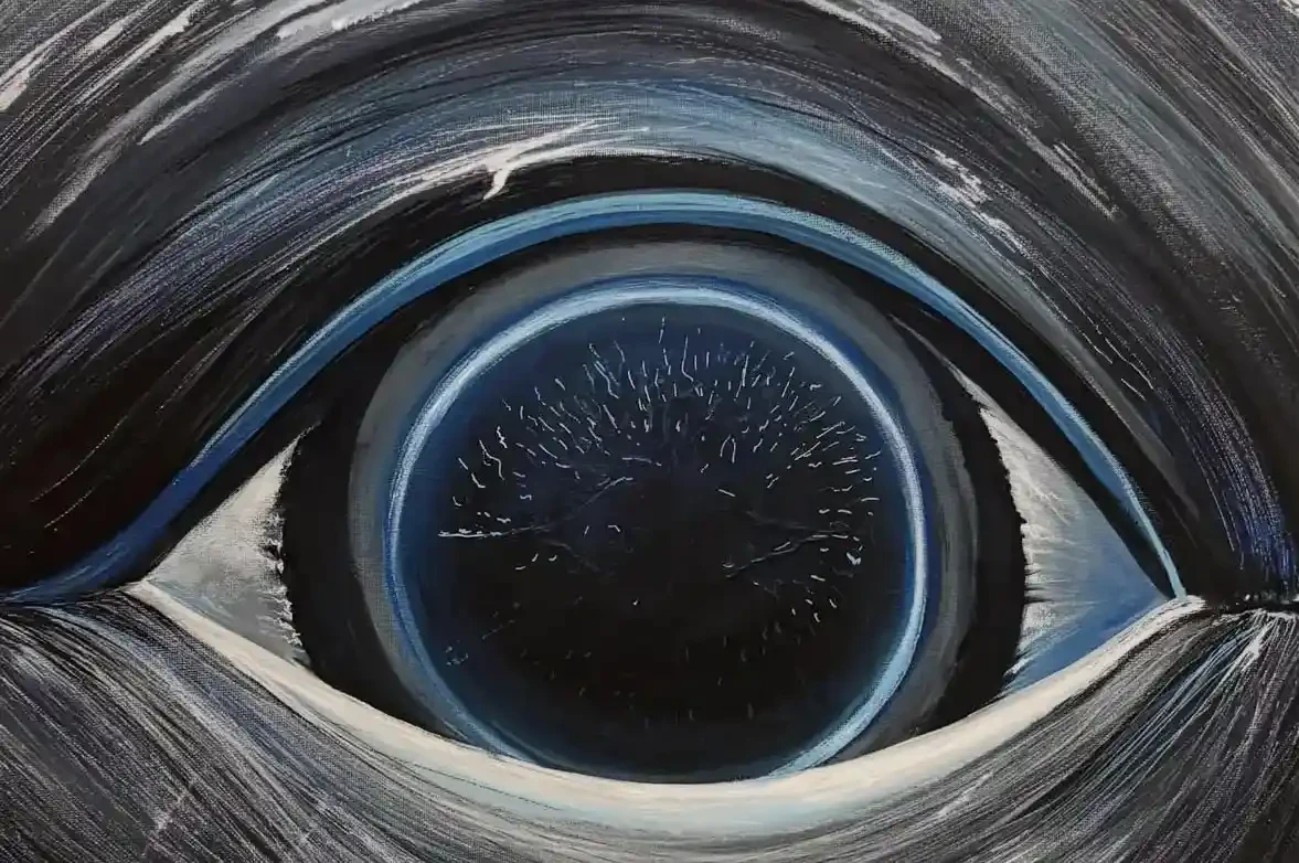 Wonder – Whale Eye Acrylic Artwork Inspired by Ocean Depths