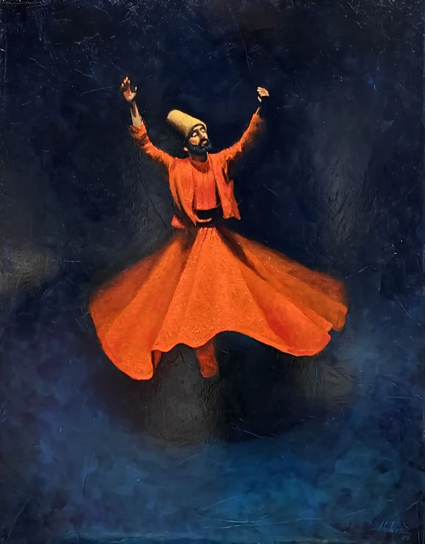 Featured image of Dervish In Red - Artwork