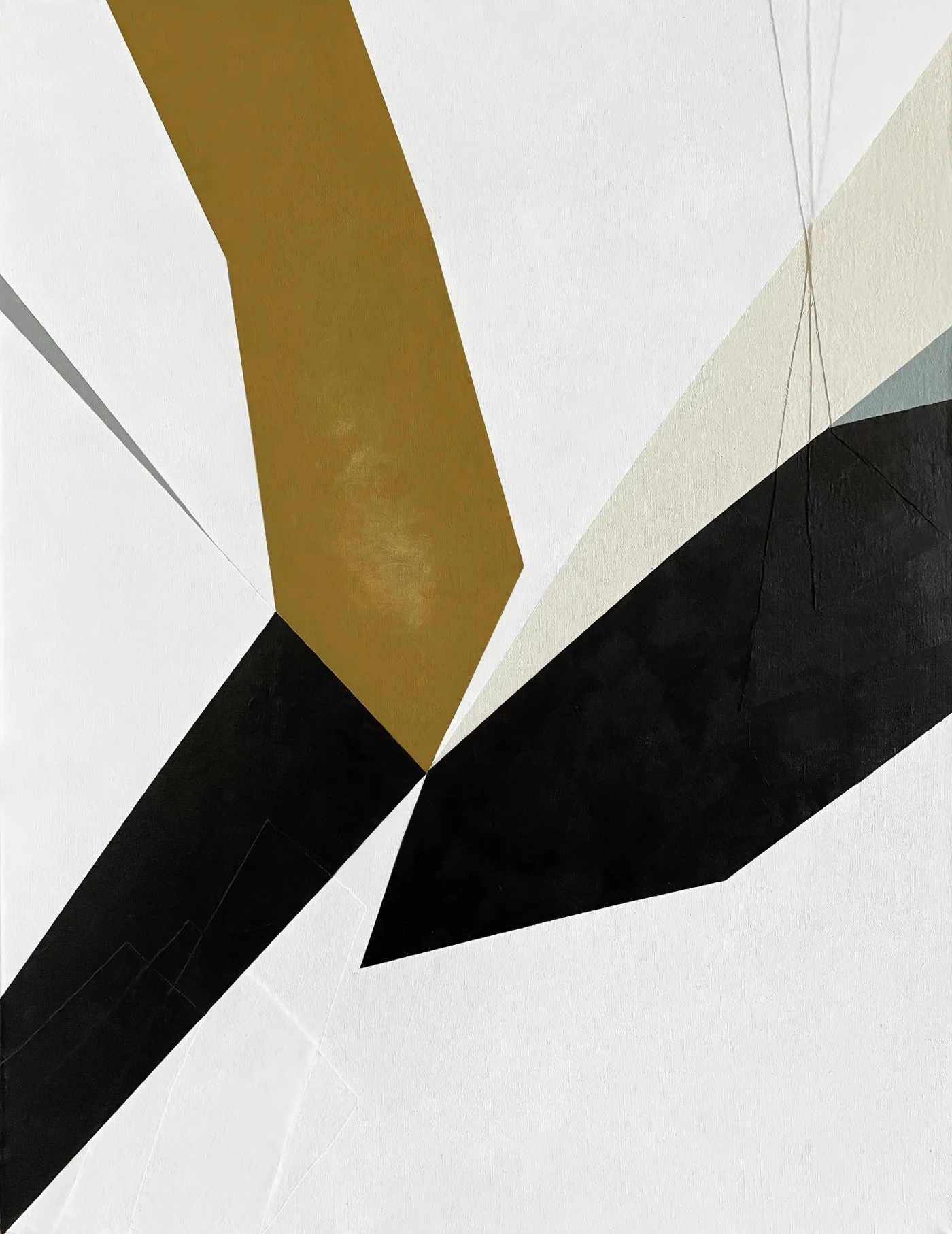 Featured image of Golden Balance: Minimalist Abstract Geometry in Neutral Tones - Artwork