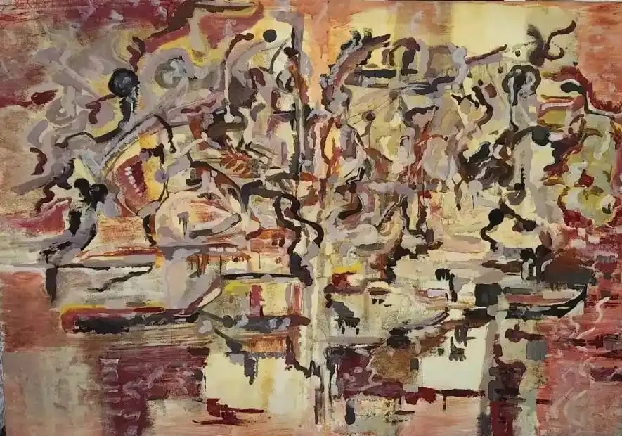 Featured image of Breaking Out from Slumber - Abstract Art
