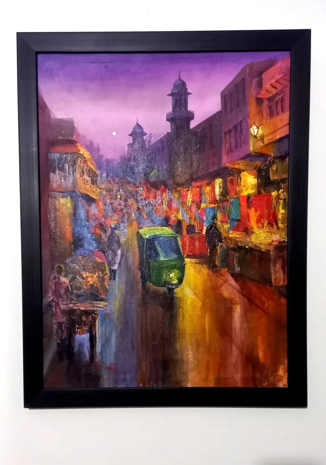 Featured image of Lahore Nights - Cityscape Painting