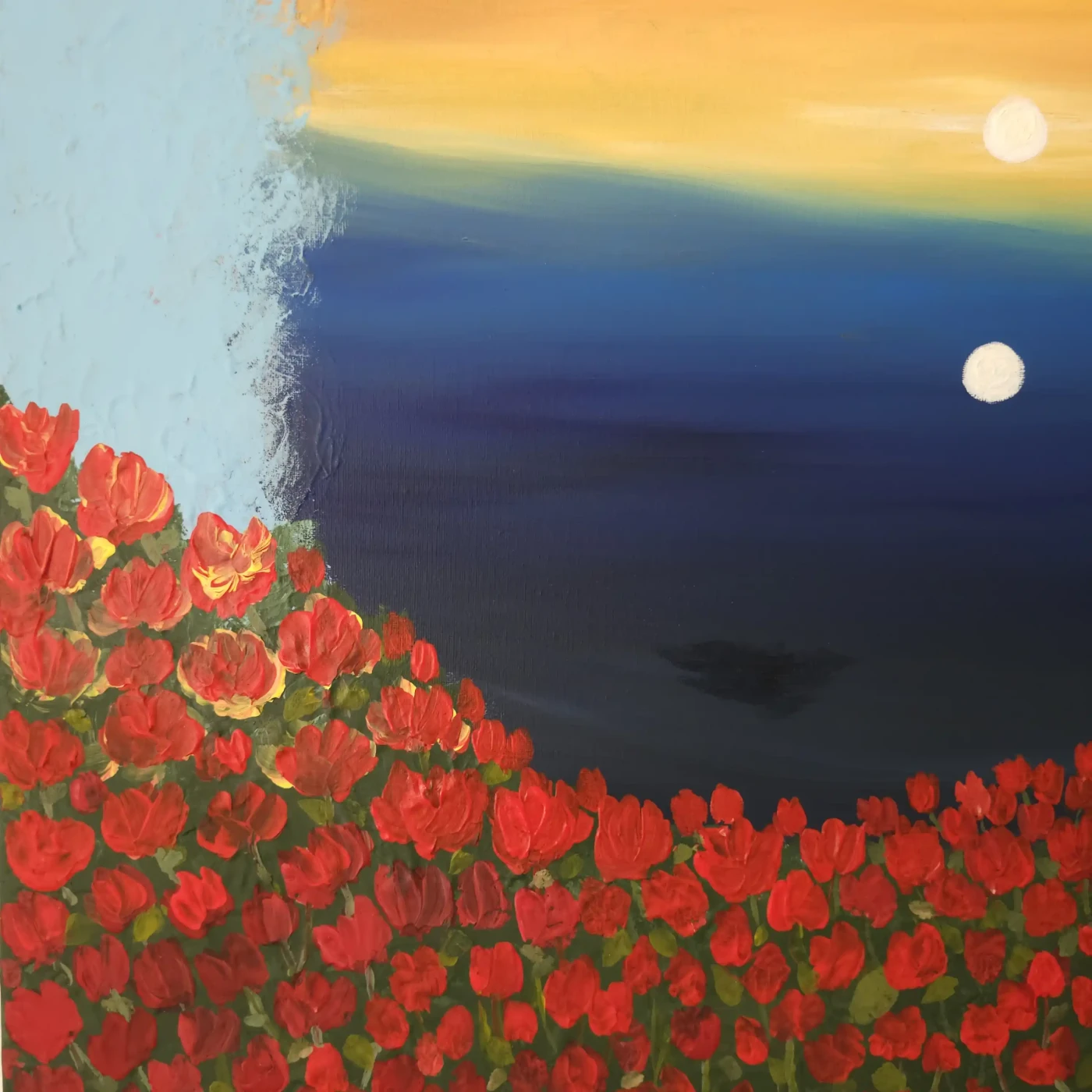 Unseen Struggles – Acrylic on Canvas
