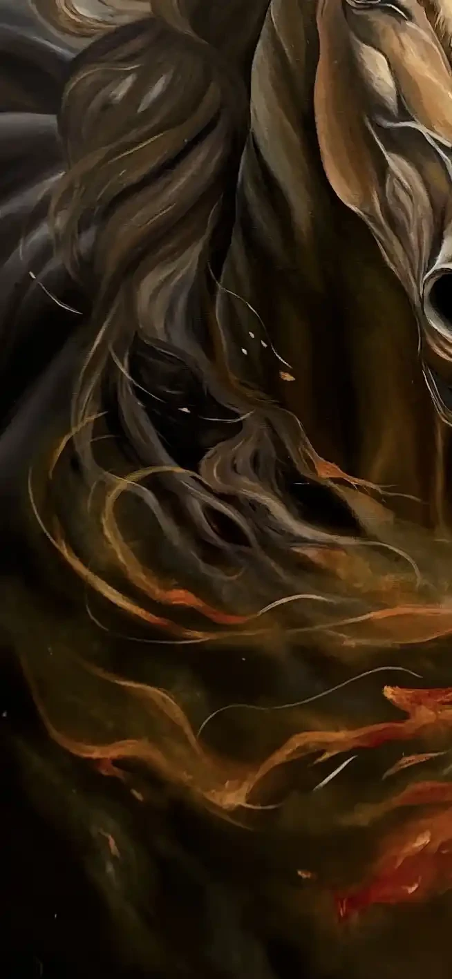 Fierce and Fiery - Original Masterpiece