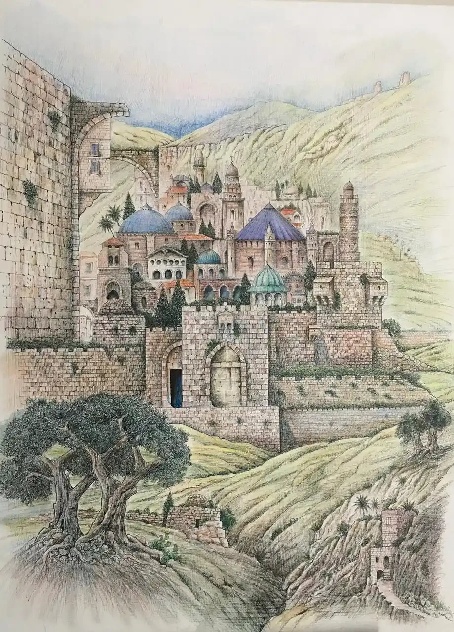 Featured image of Jerusalem Gates - Artwork