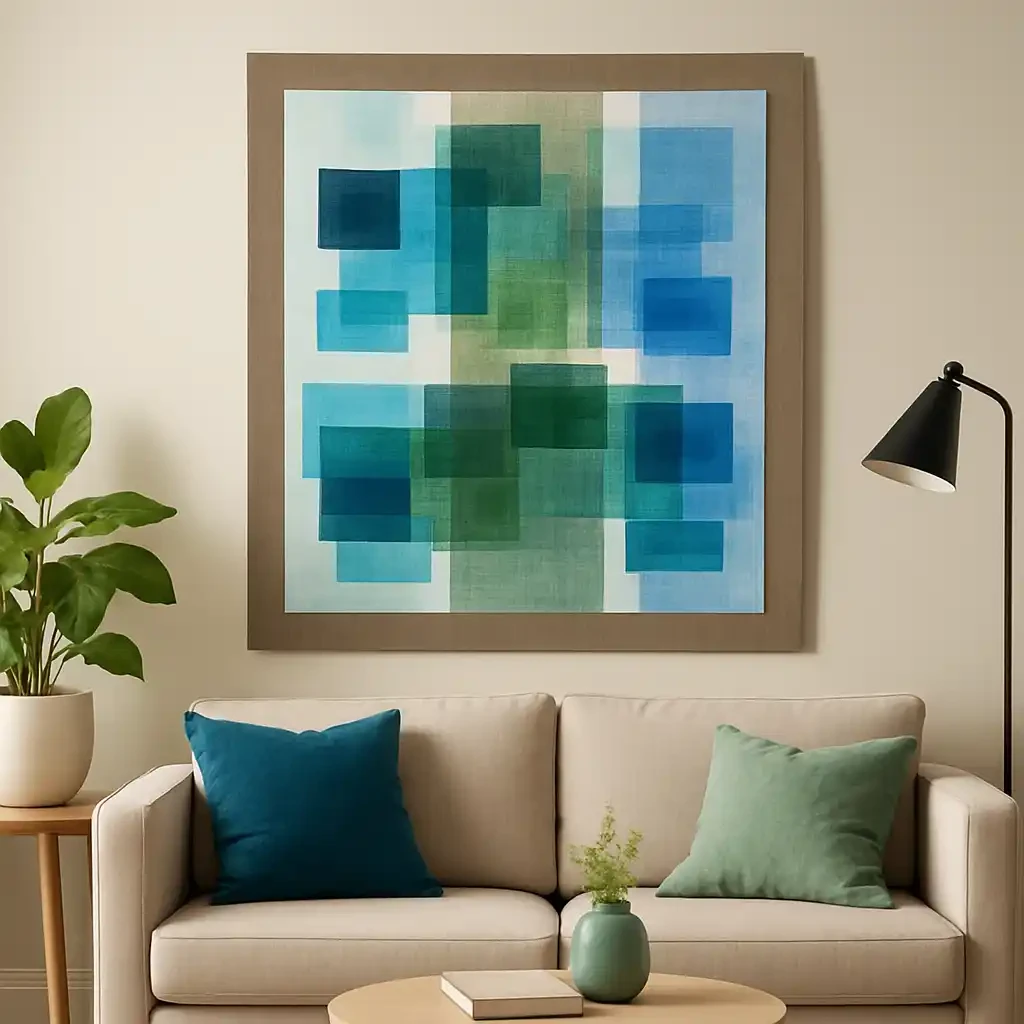 Contemporary Abstract Painting – Minimalist Wall Artwork