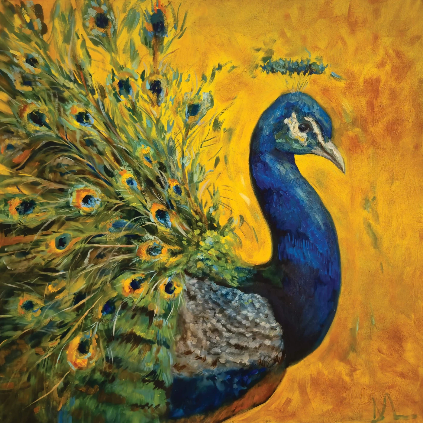 Cobalt Peacock - Artwork