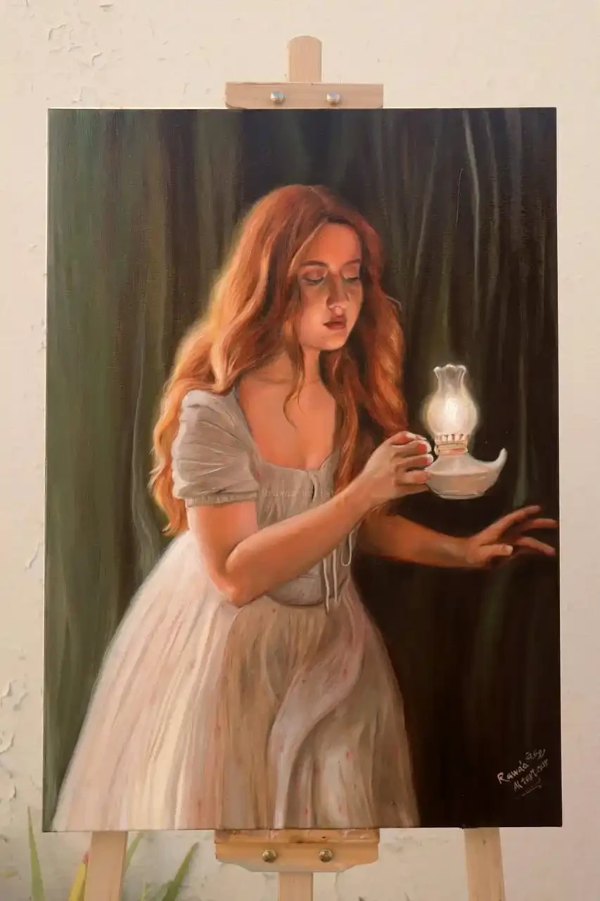 The Glow of Silence - Oil on Canvas