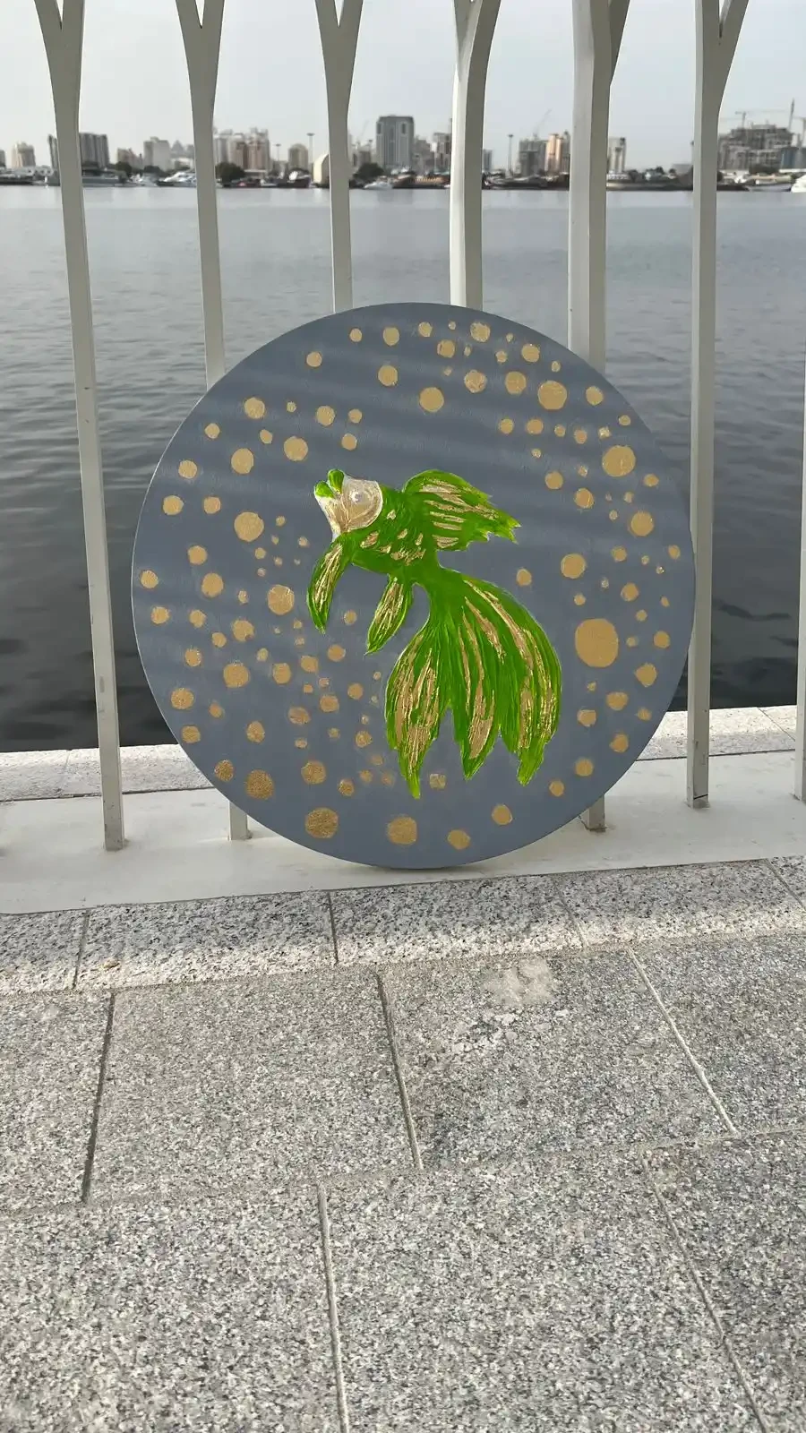 Glamour fish (green fish) - Artwork