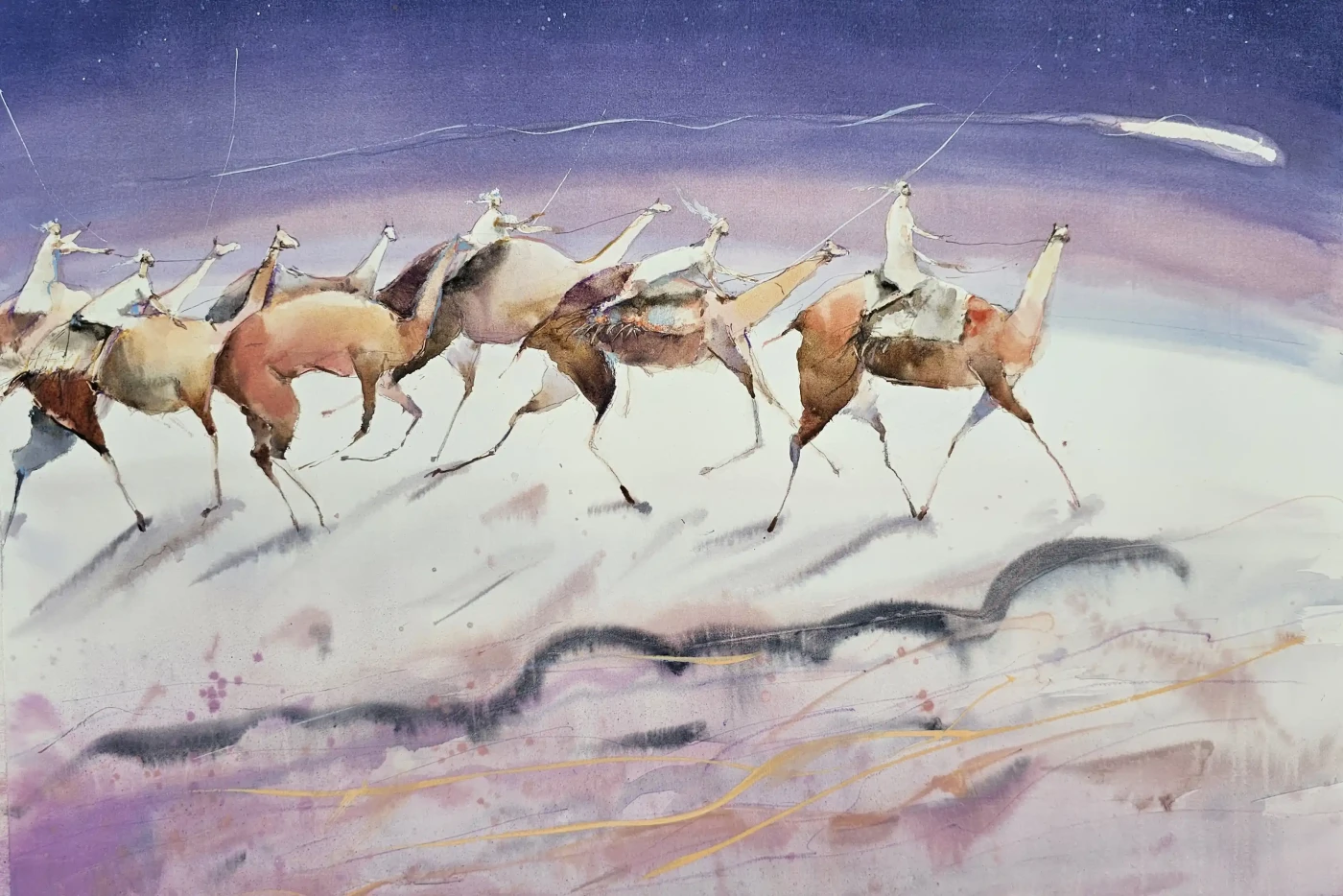 Featured image of Chasing the Sky Fire - The Birth of Camel Racing
