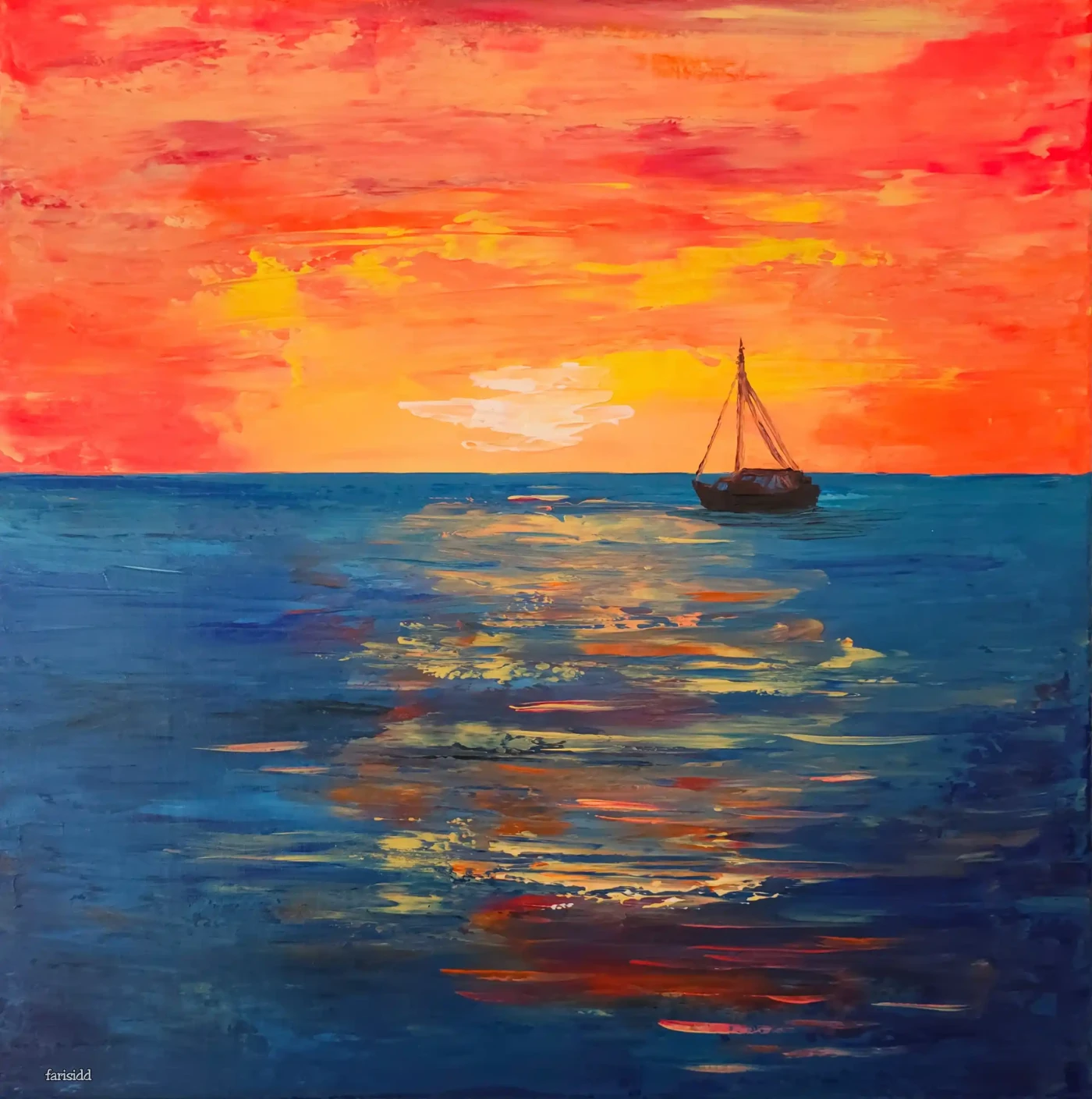Featured image of Anchored in Dusk - Artwork