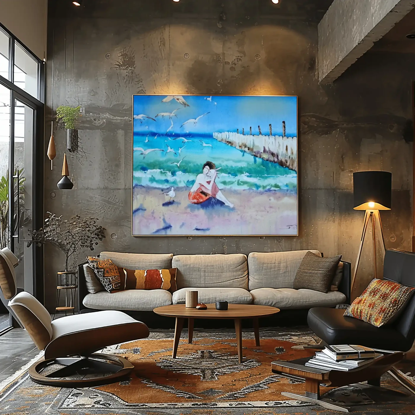 Mermaid: Sound of the Sea – Watercolor Ocean Art