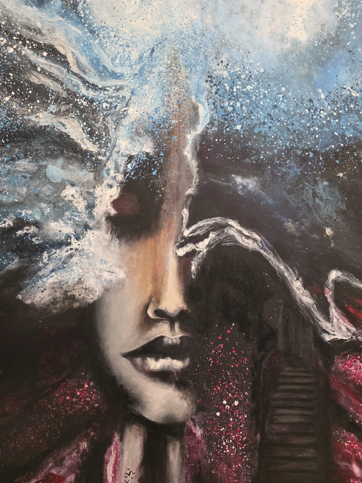 Mind Storms – Abstract Expression of Inner Conflict