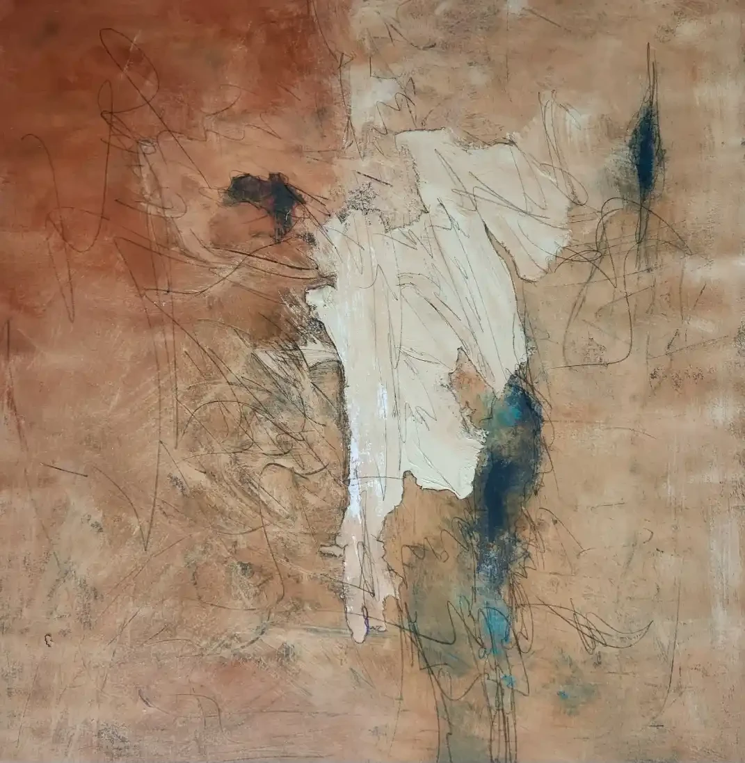 Echoes Beneath the Dust - Abstract Art