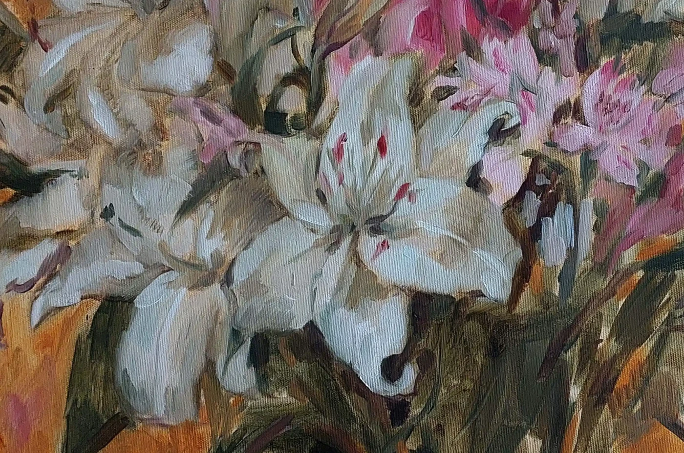 Lilies in Summer - Artwork