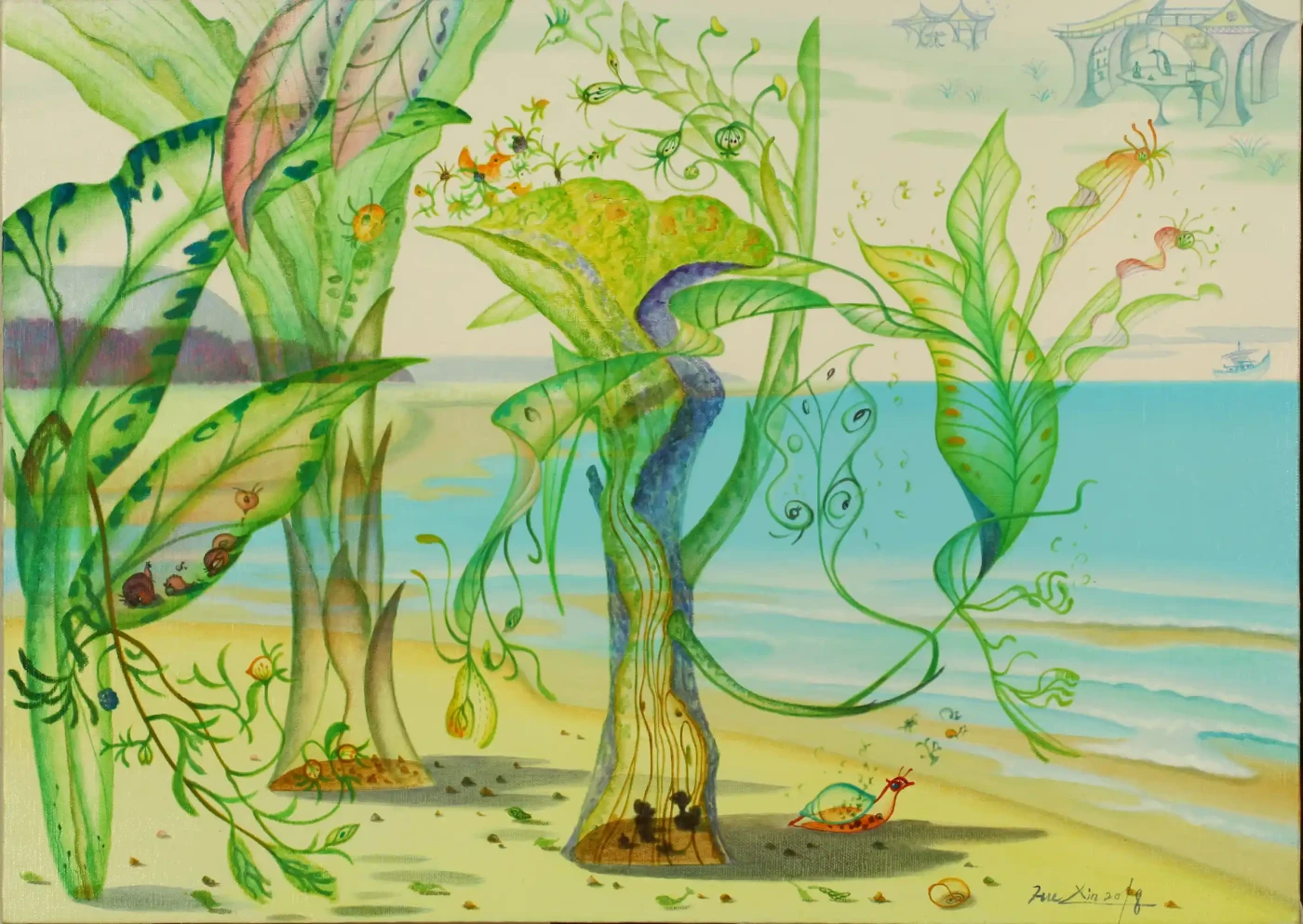 Featured image of The Distant Horizon – Contemporary Landscape Painting | Nature-Inspired Art