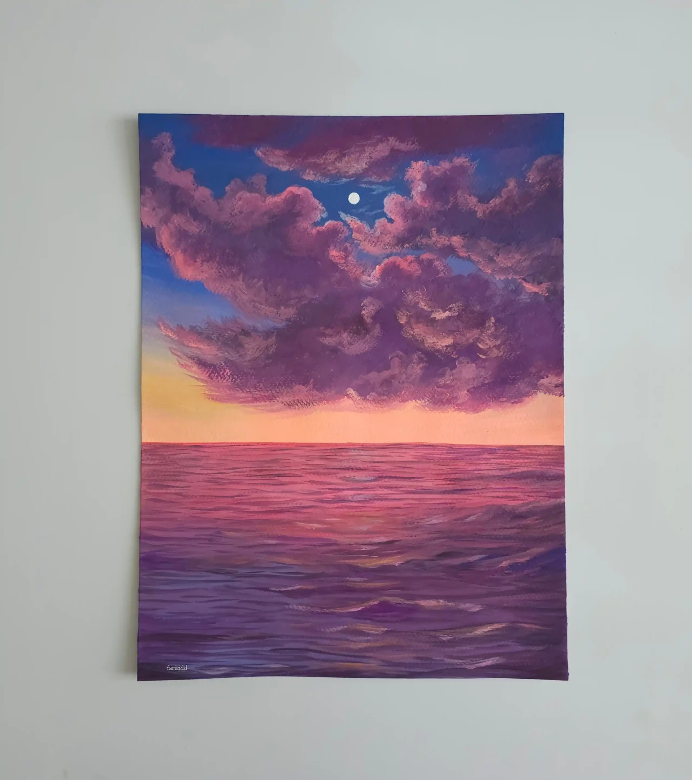 Cloudy Twilight – Original Artwork for Sale