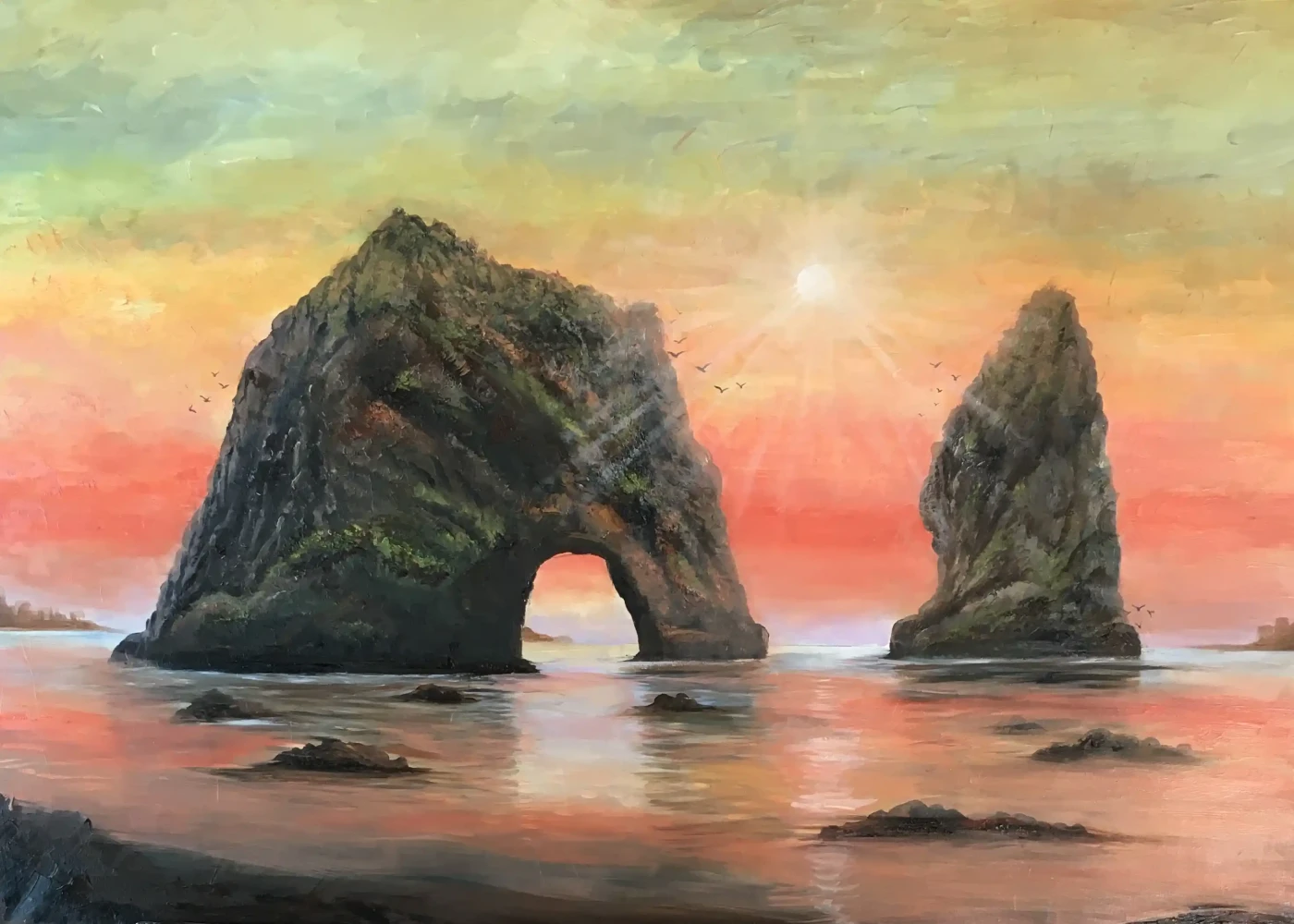 Featured image of Al Rawsha - Oil Painting
