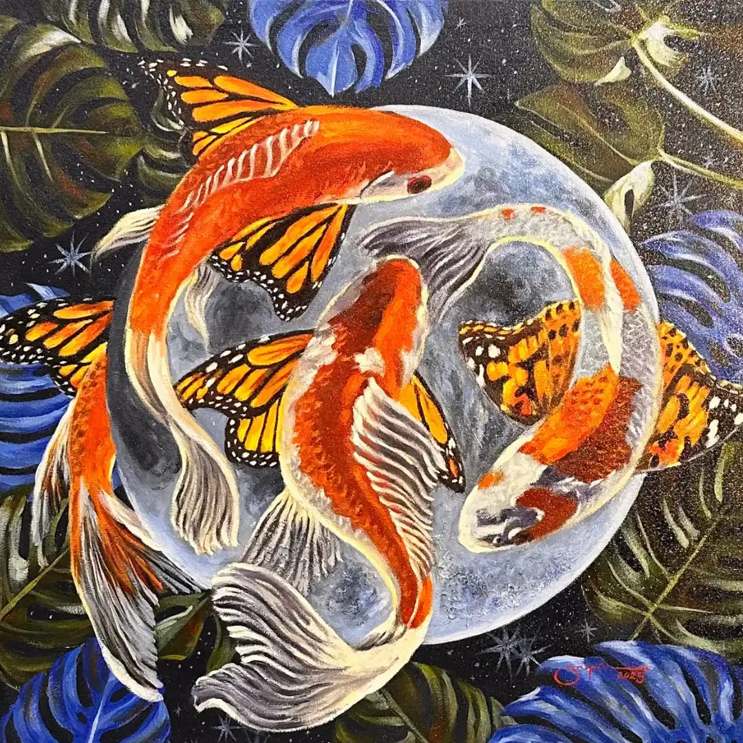 Featured image of KOI-TTERFLY I – Oil Painting on Canvas
