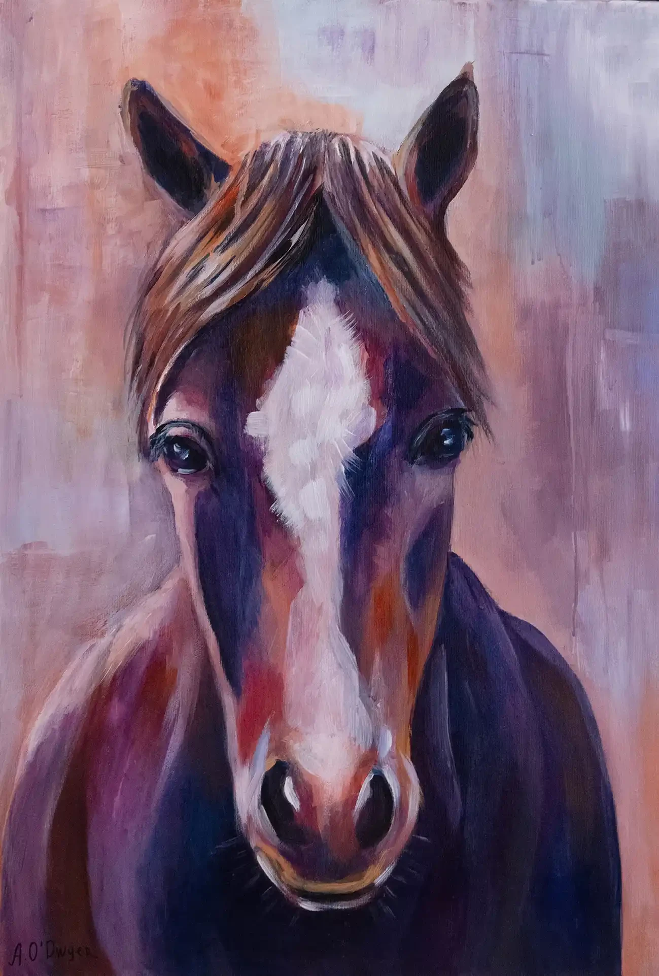 Featured image of Purple Horse Portrait