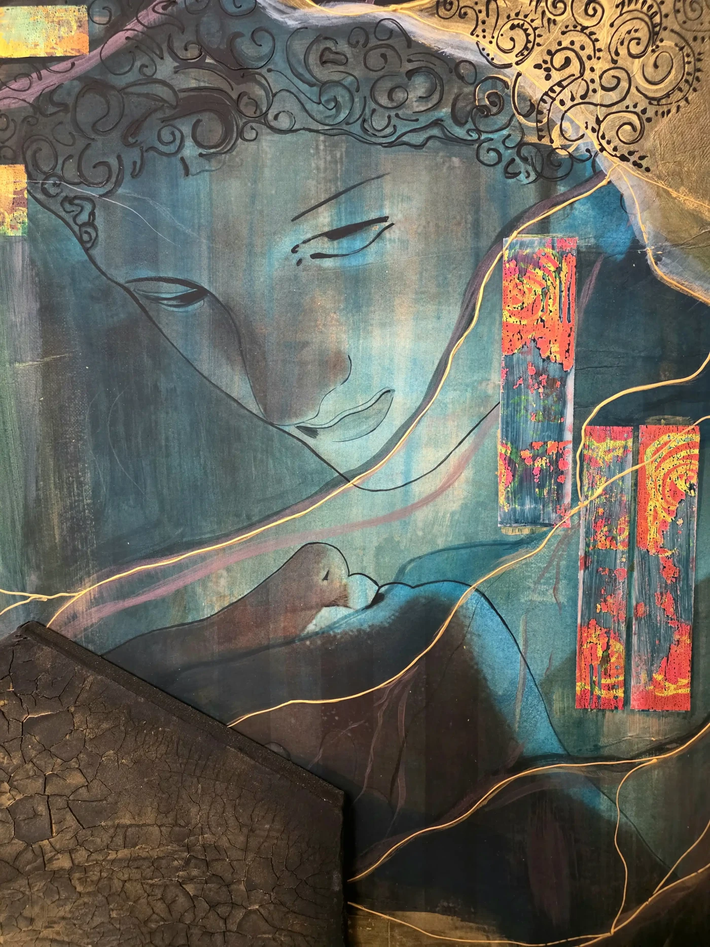Two Worlds – Abstract Portrait of the Human Spirit