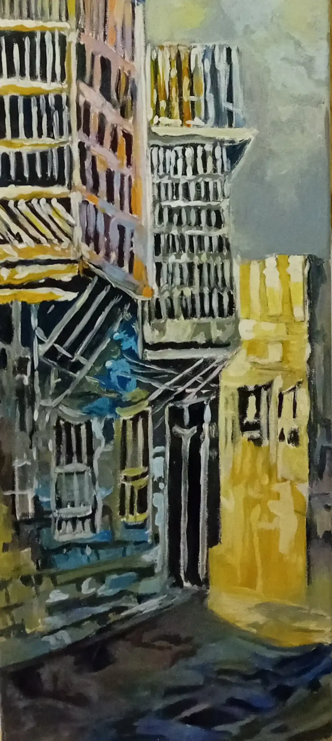 An Artistic Painting of Popular Emirati Homes