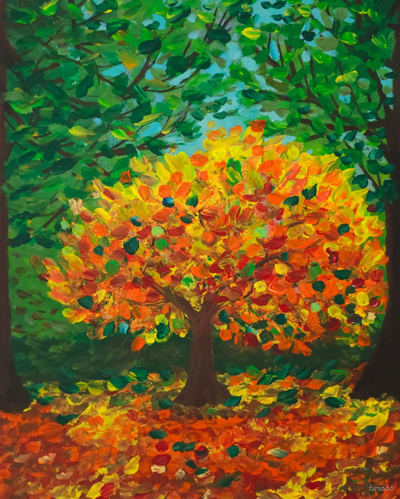 Featured image of The Autumn of the Soul - Acrylic on Canvas