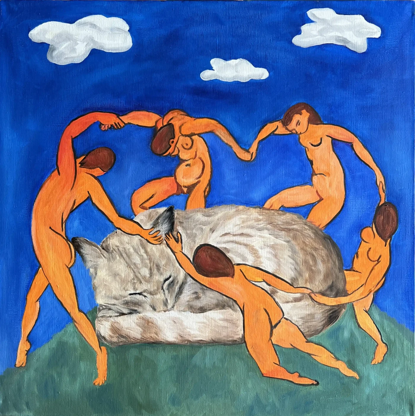 Featured image of Henri Matisse Inspired Cat - Artwork