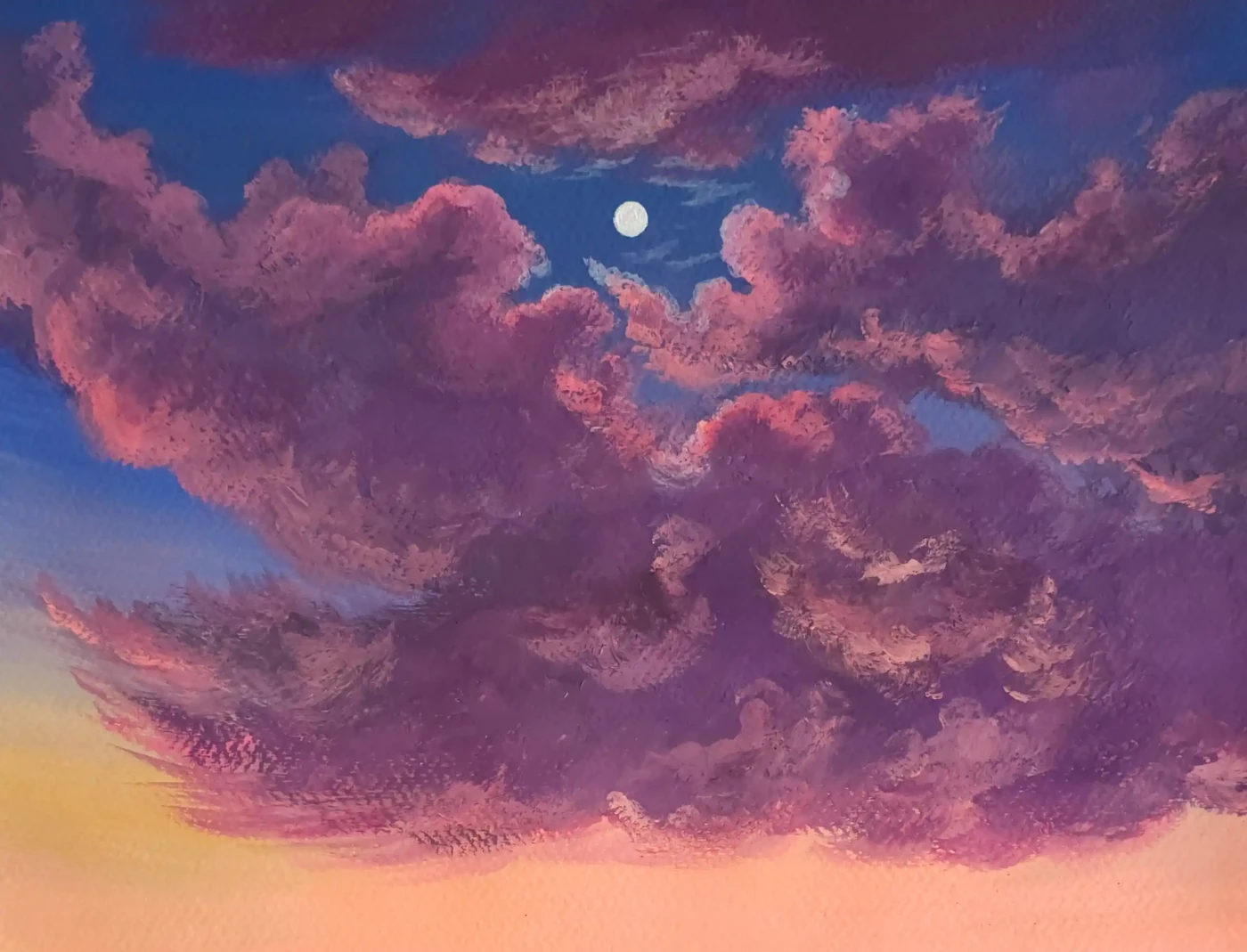 Cloudy Twilight – Original Artwork for Sale