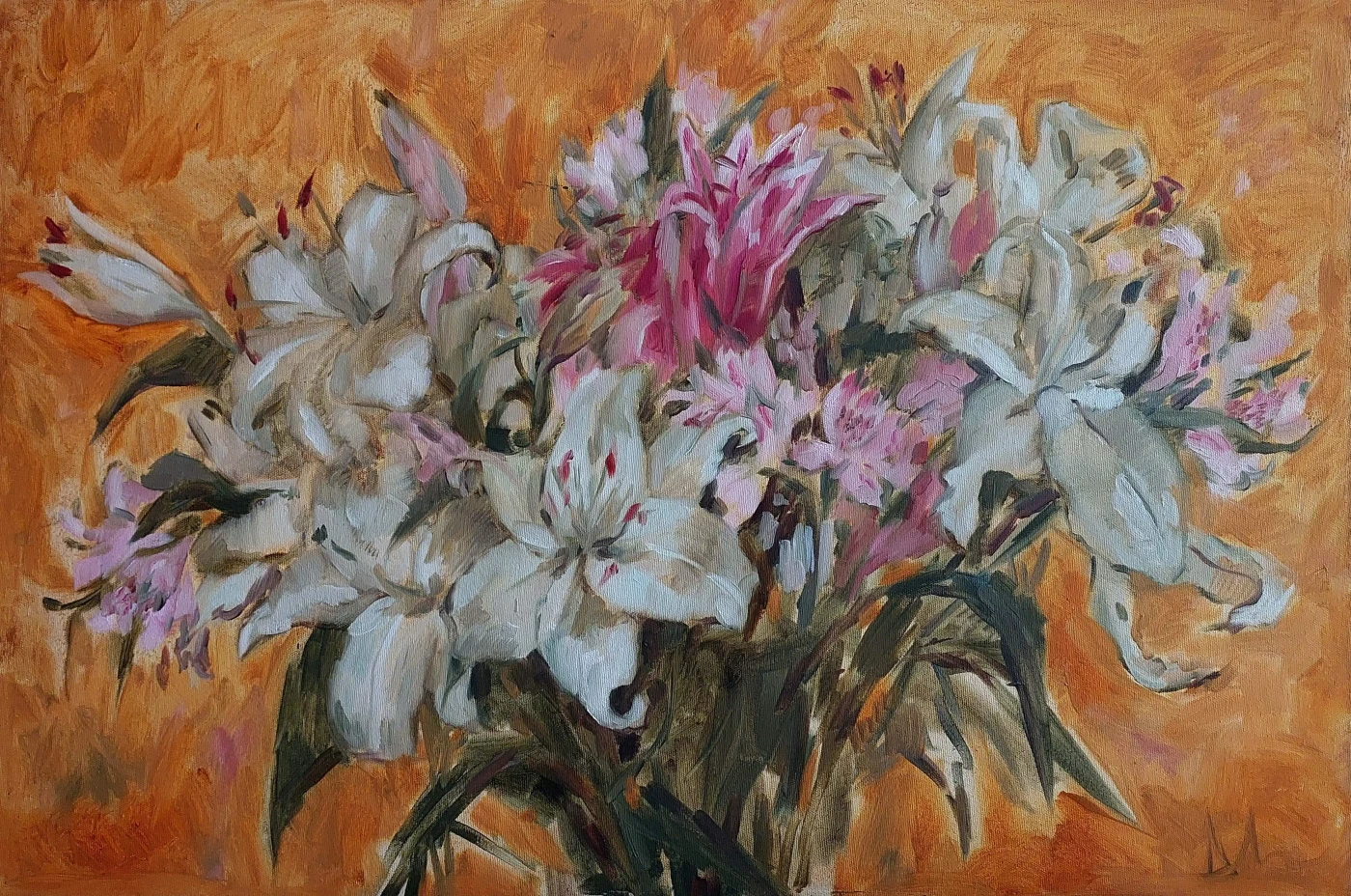 Lilies in Summer - Artwork