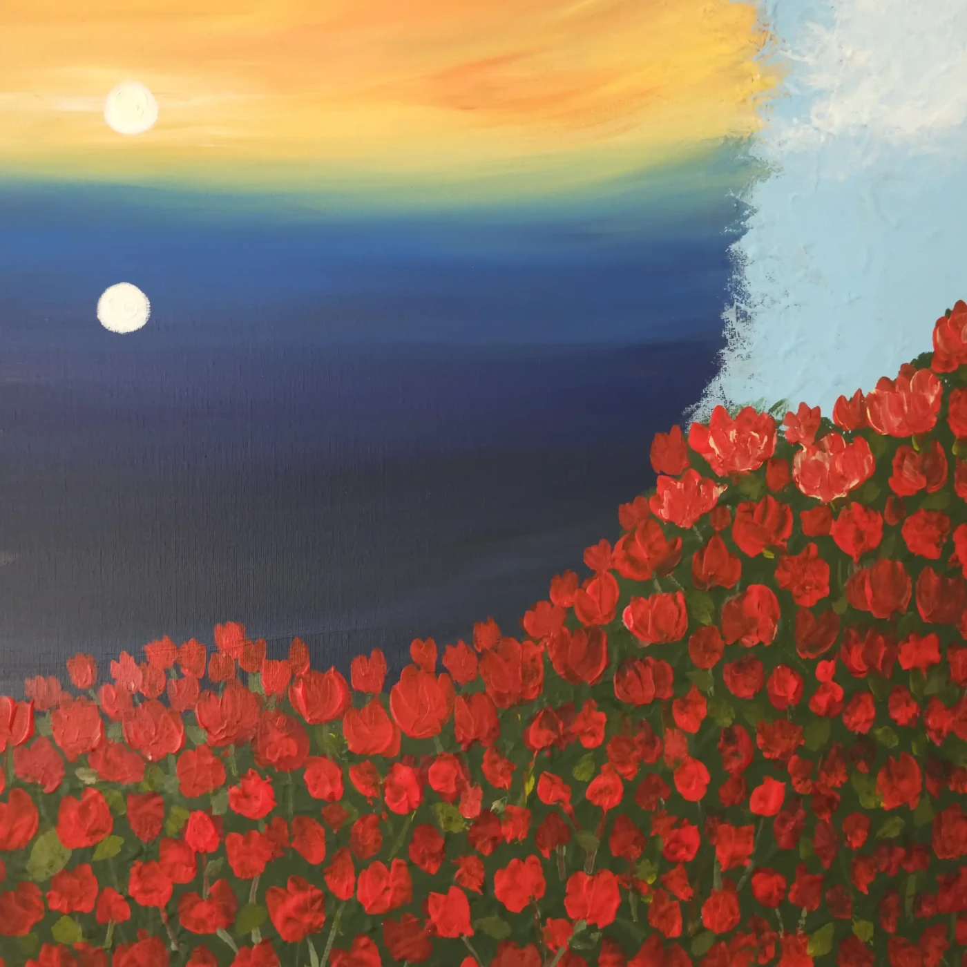 Unseen Struggles – Acrylic on Canvas