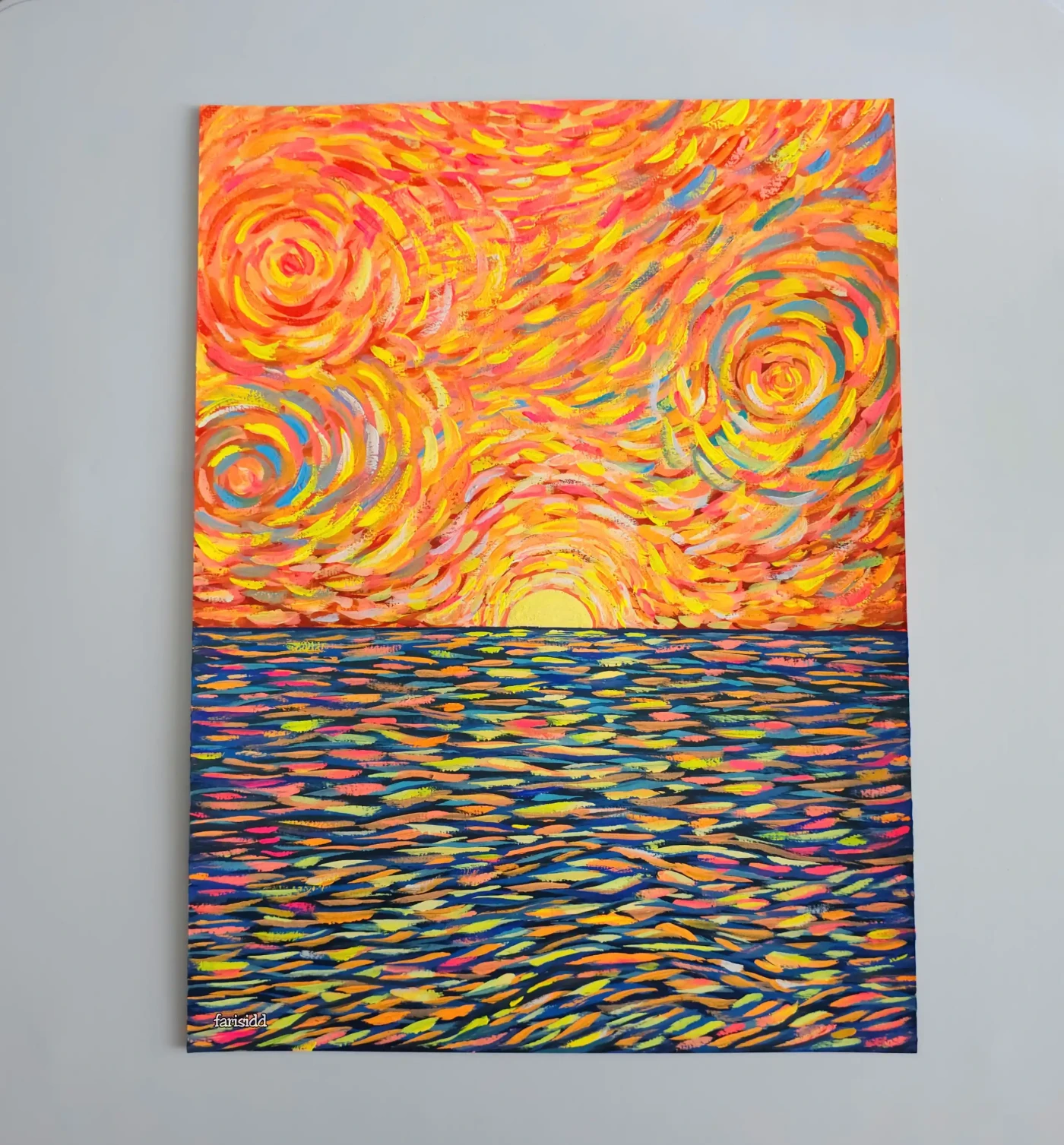 Swirling Sundown - Artwork