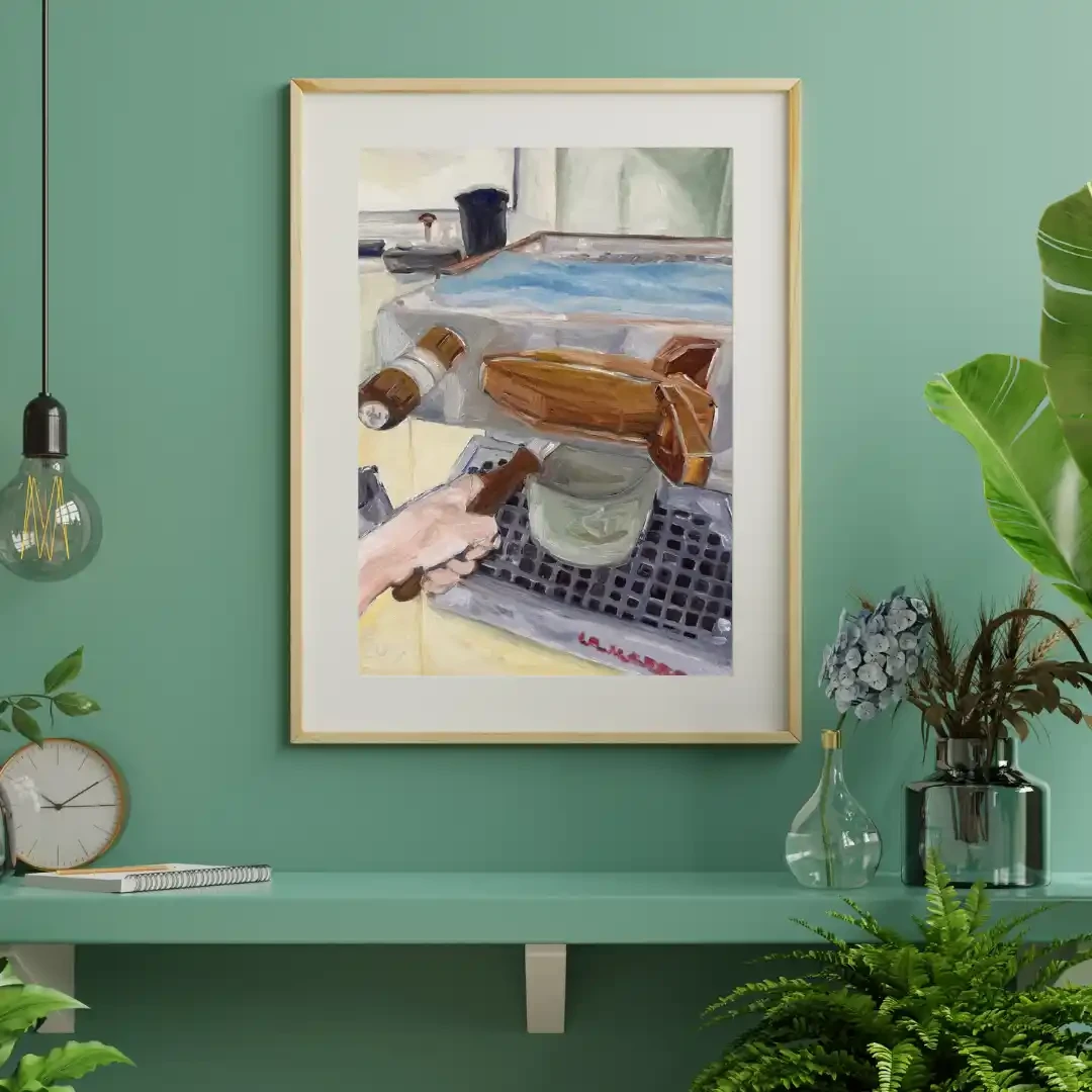Featured image of The Sound of the Machine – Coffee-Inspired Artwork