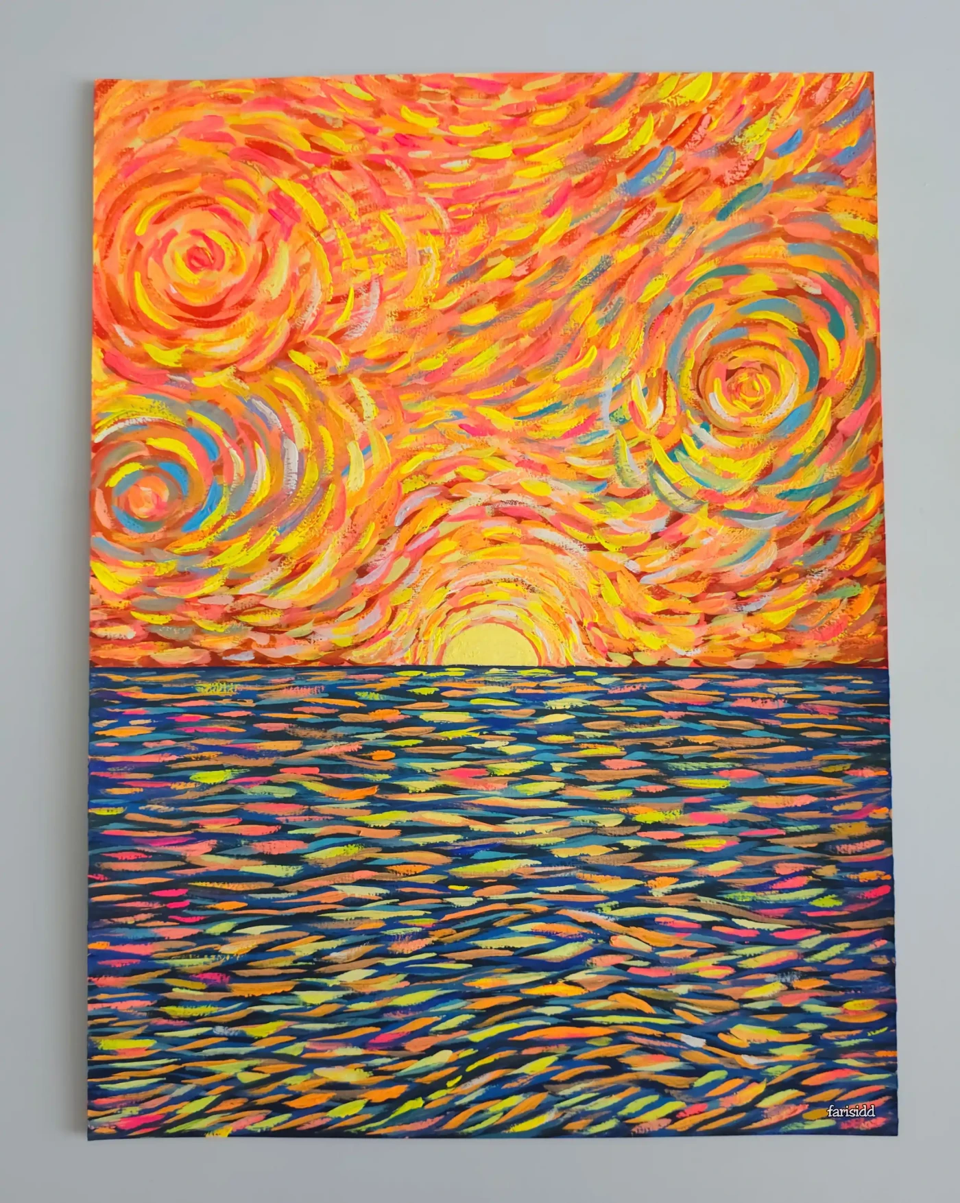 Swirling Sundown - Artwork