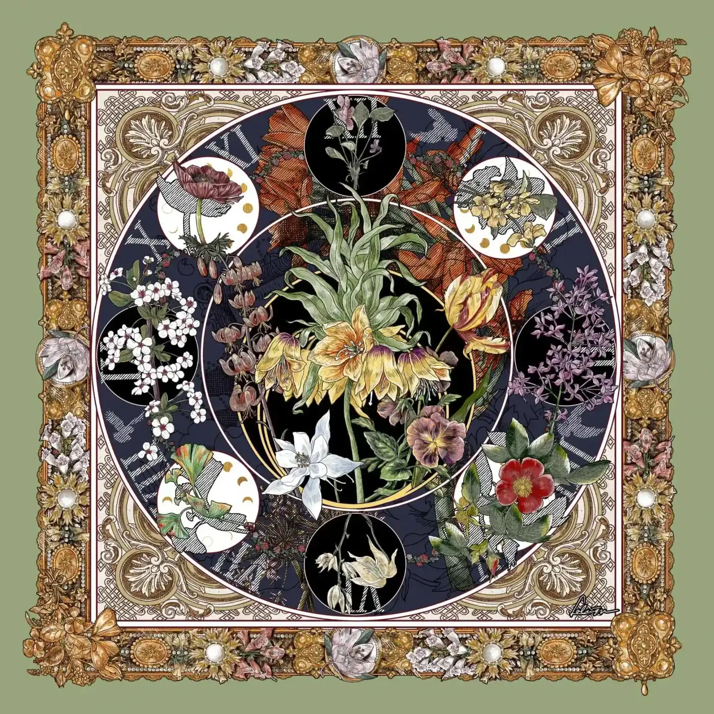 Featured image of Spring Clock - Artwork