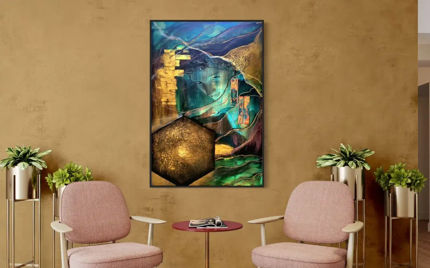 Two Worlds – Abstract Portrait of the Human Spirit